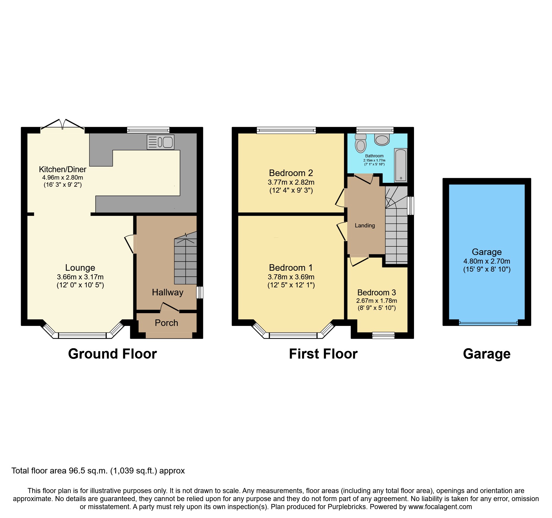 70, Rossington Avenue, Blackpool floorplan