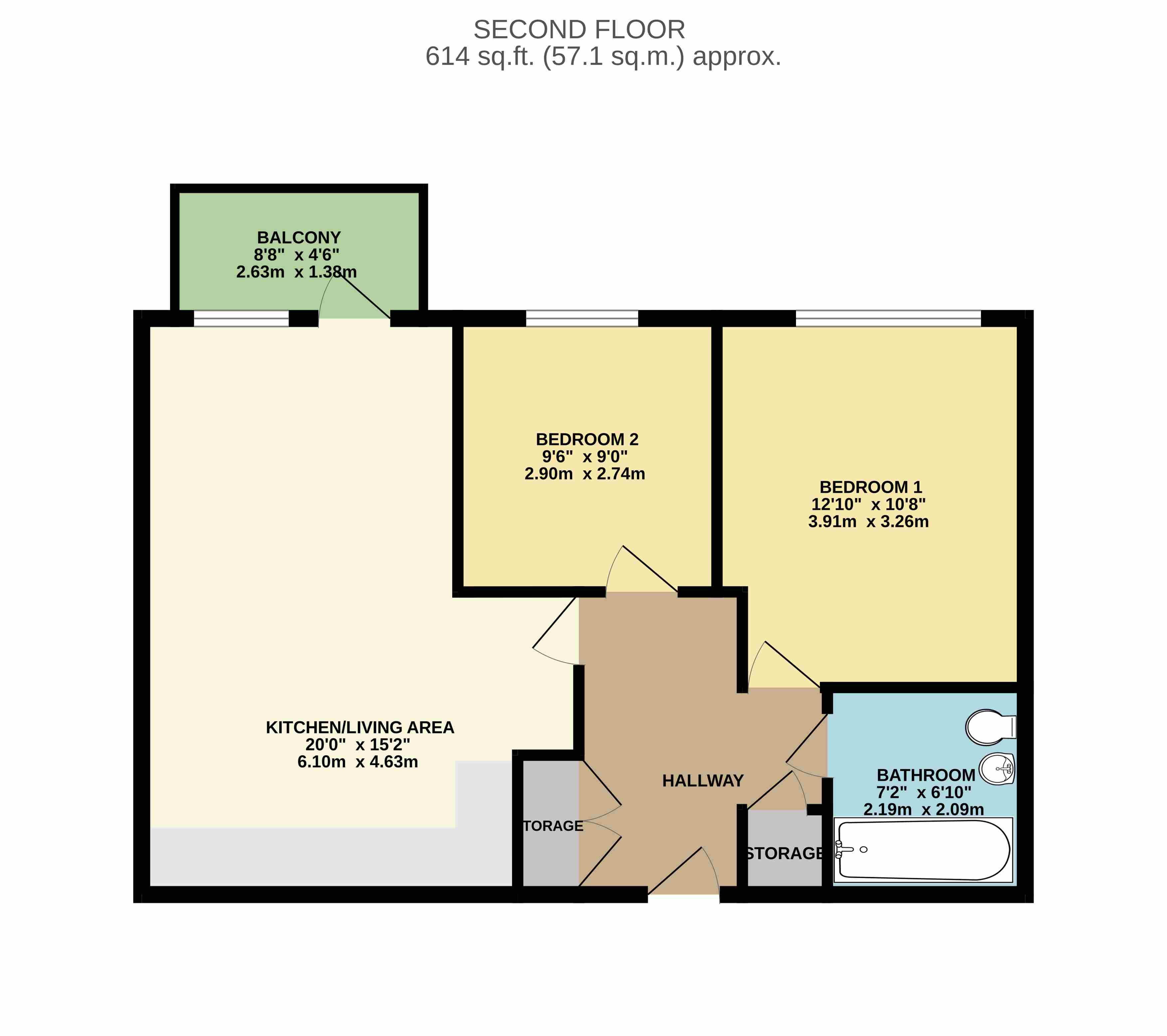 12, John Thornycroft Road, Southampton floorplan