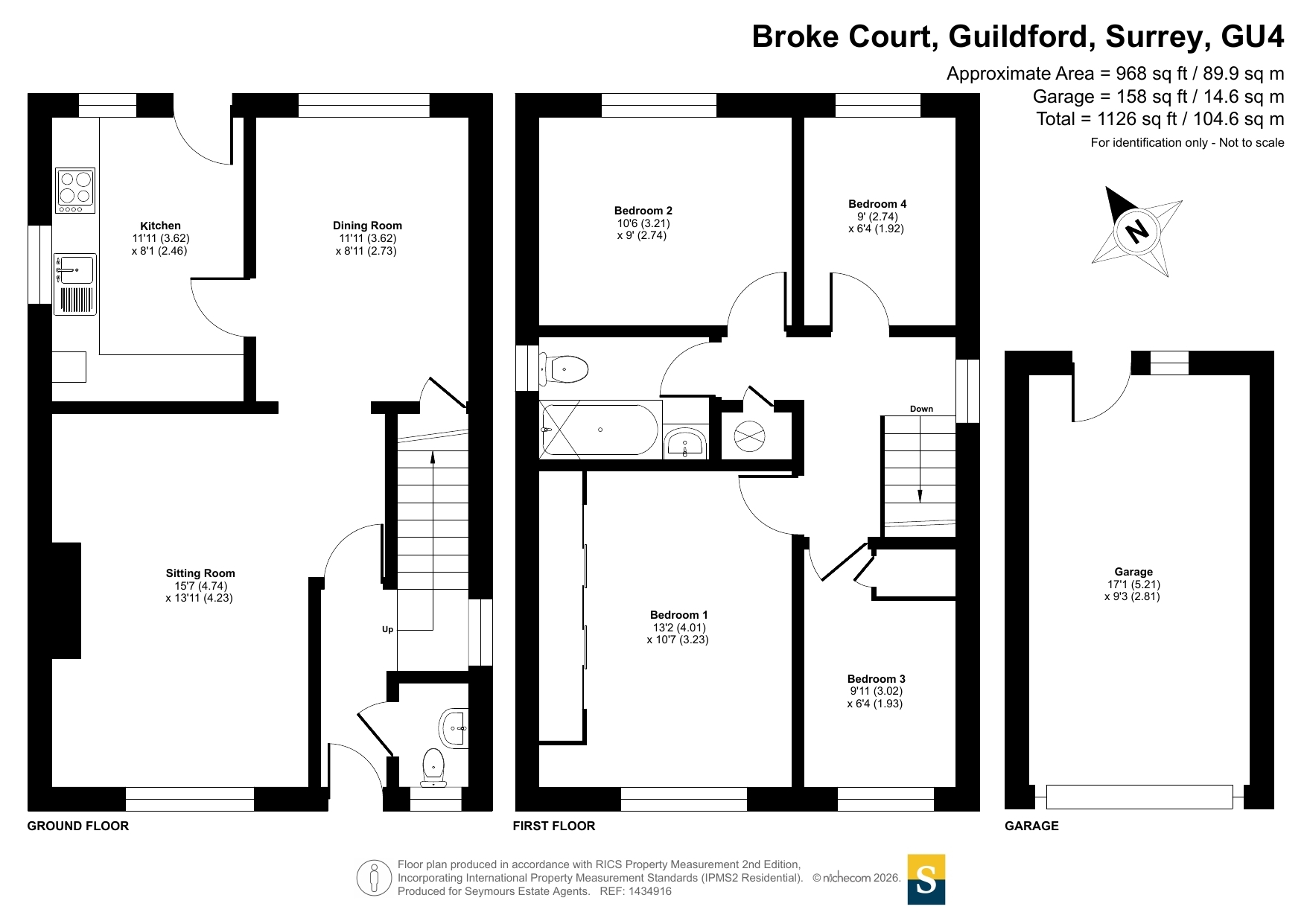 1, Broke Court, Surrey floorplan