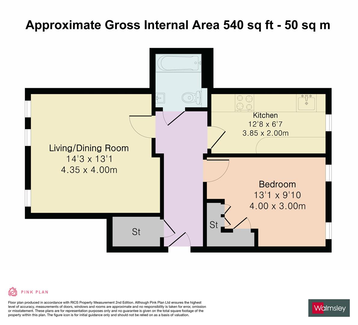 Flat 7, Warren House, St. Peters Avenue, Reading floorplan
