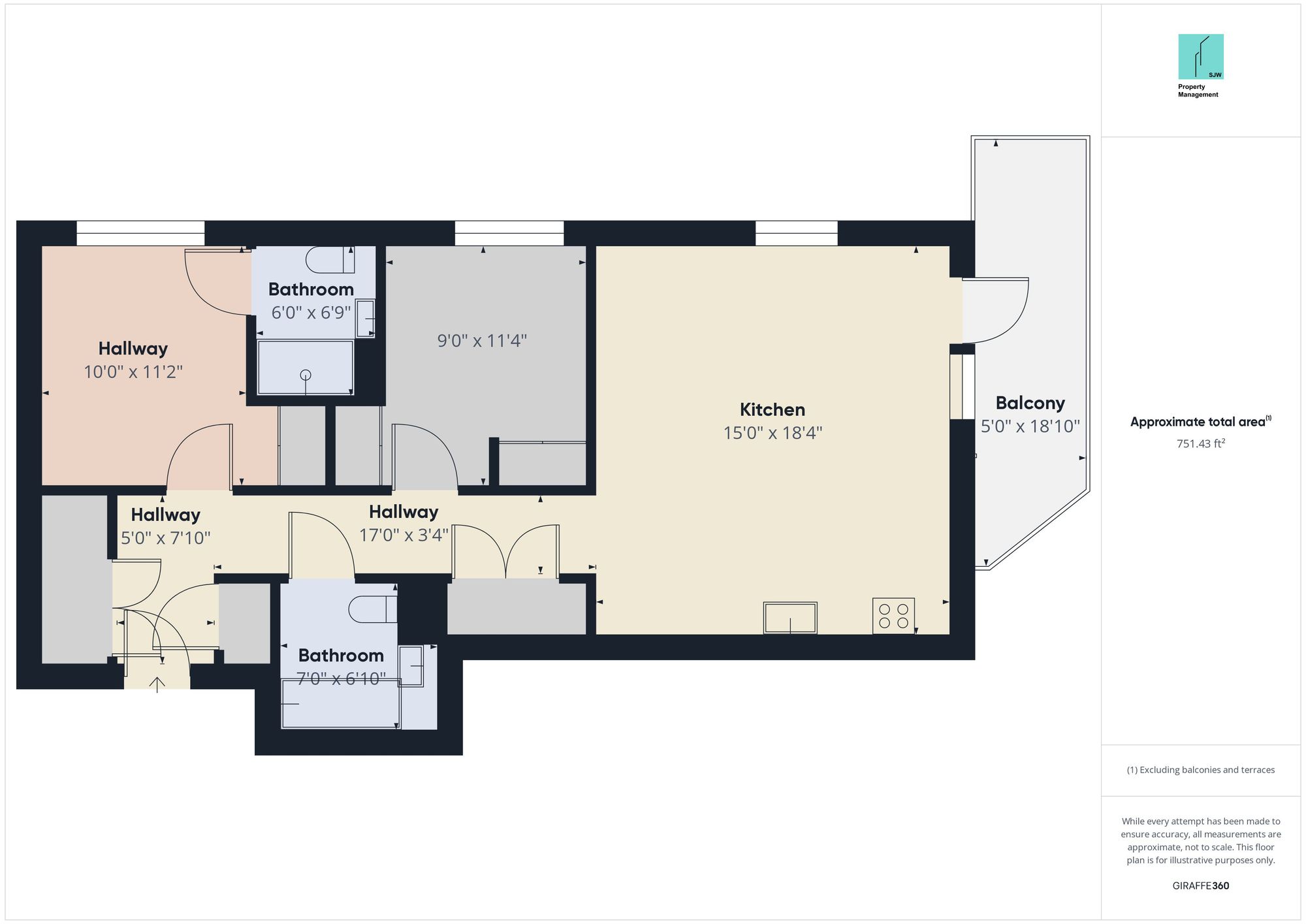 59 Cascade Apts Cascade Way, London, London floorplan