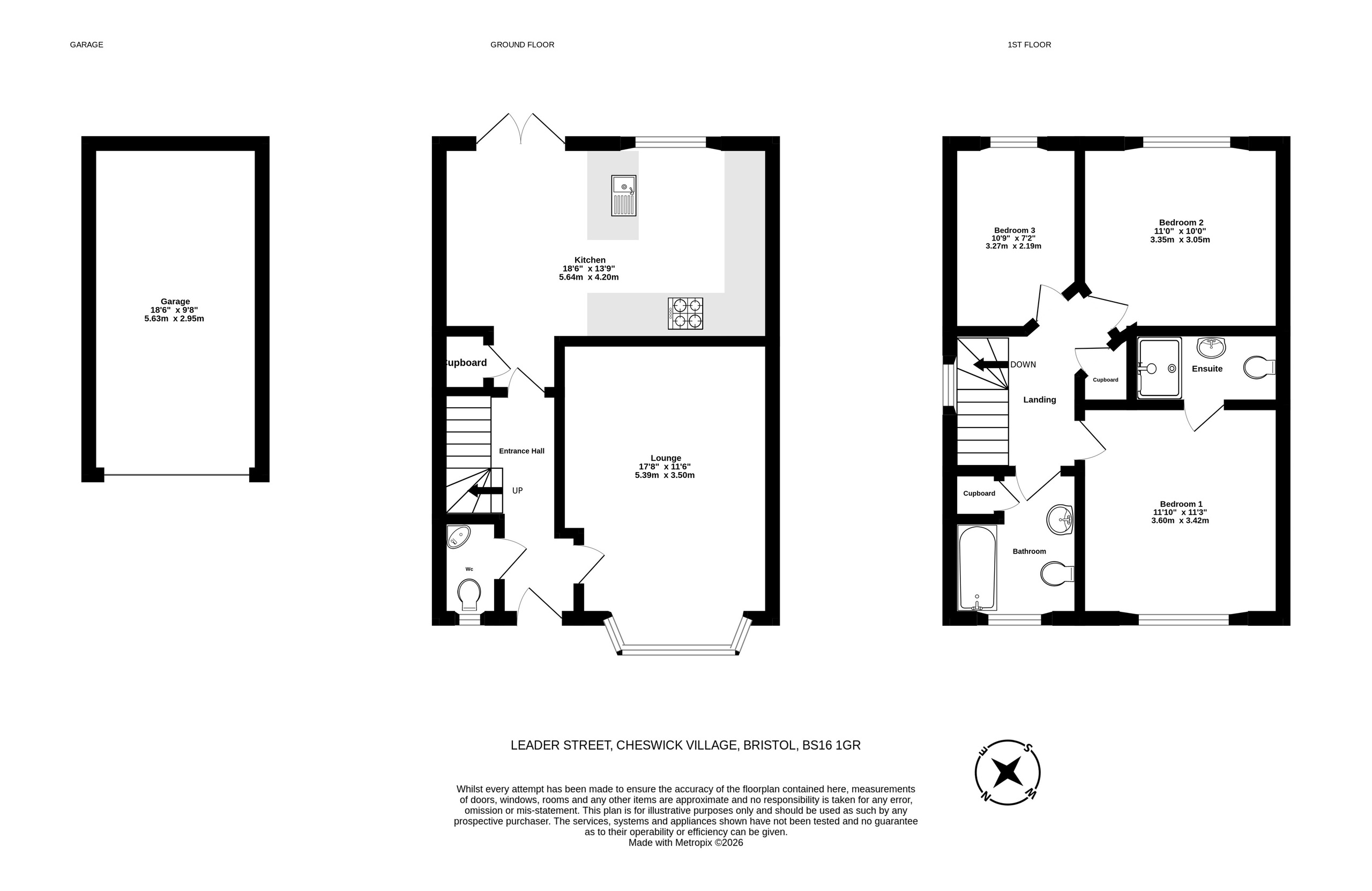 5 Leader Street, Bristol floorplan