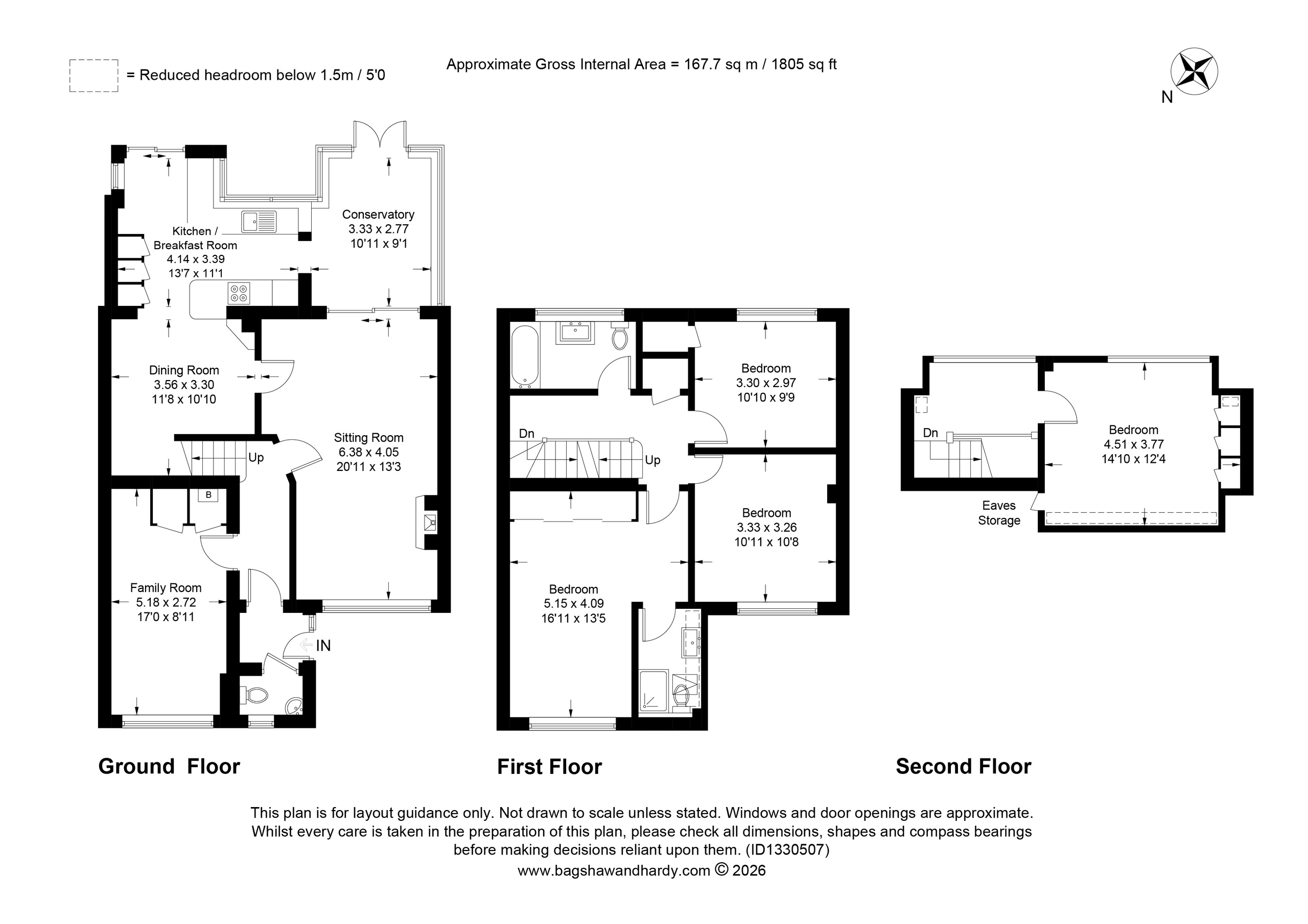 4 The Pantyles, Sevenoaks floorplan