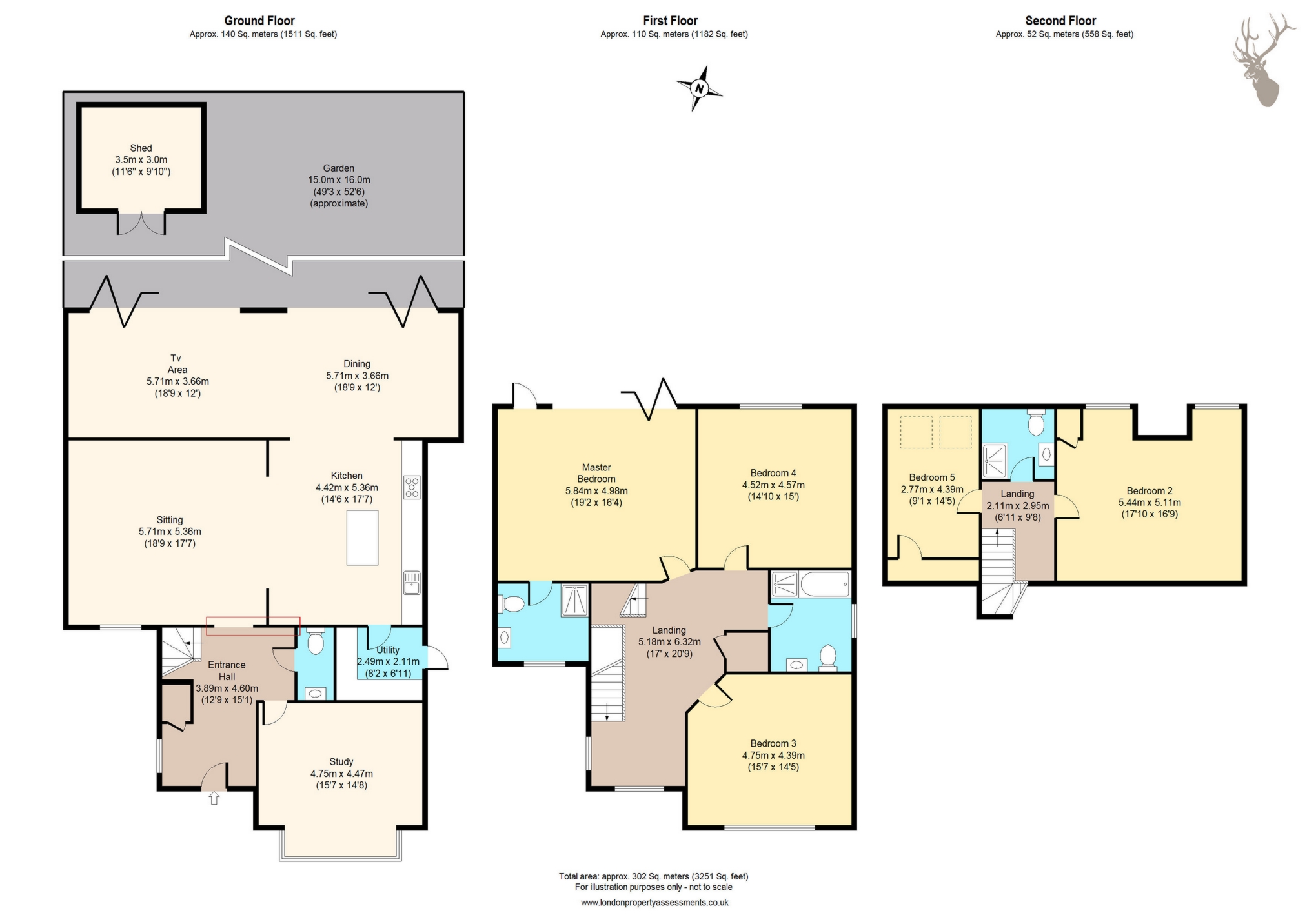 5 Bedrooms Terraced house for sale in Hornbeam Lane, Sewardstonebury E4
