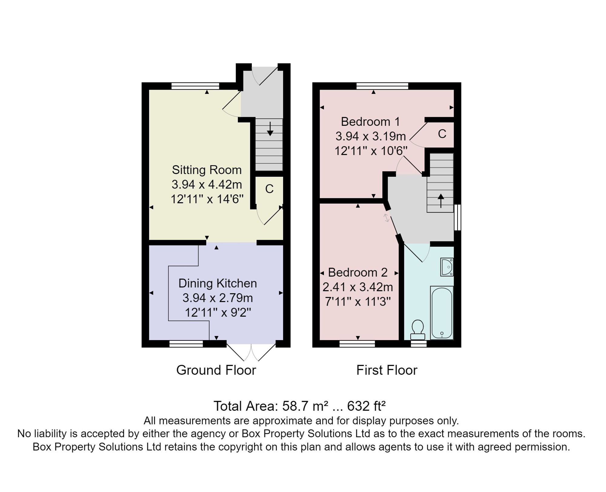 8 Clover Way, Harrogate floorplan