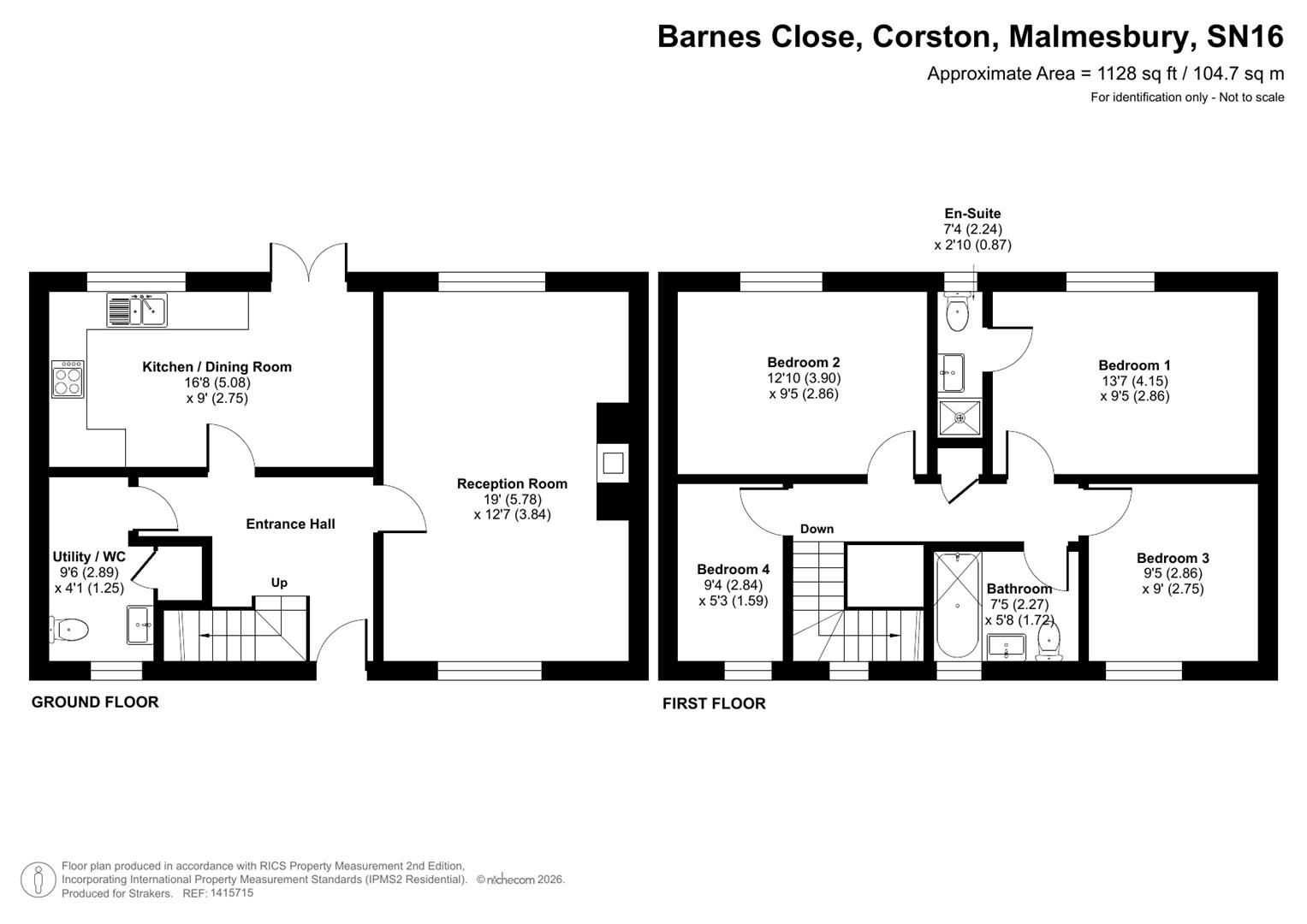 5, Barnes Close, Malmesbury floorplan