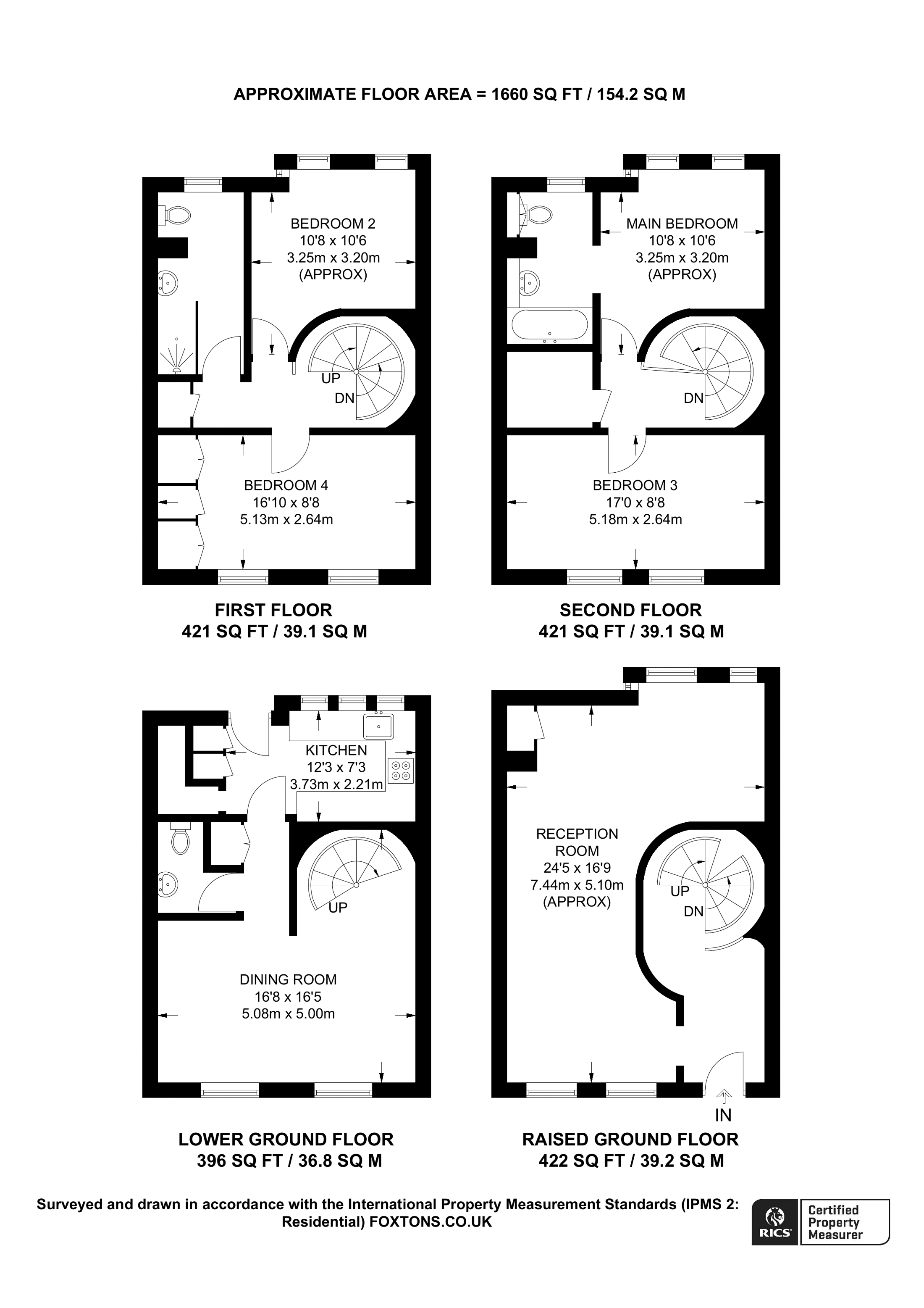 West Square, Kennington, London SE11, 4 bedroom end terrace house for