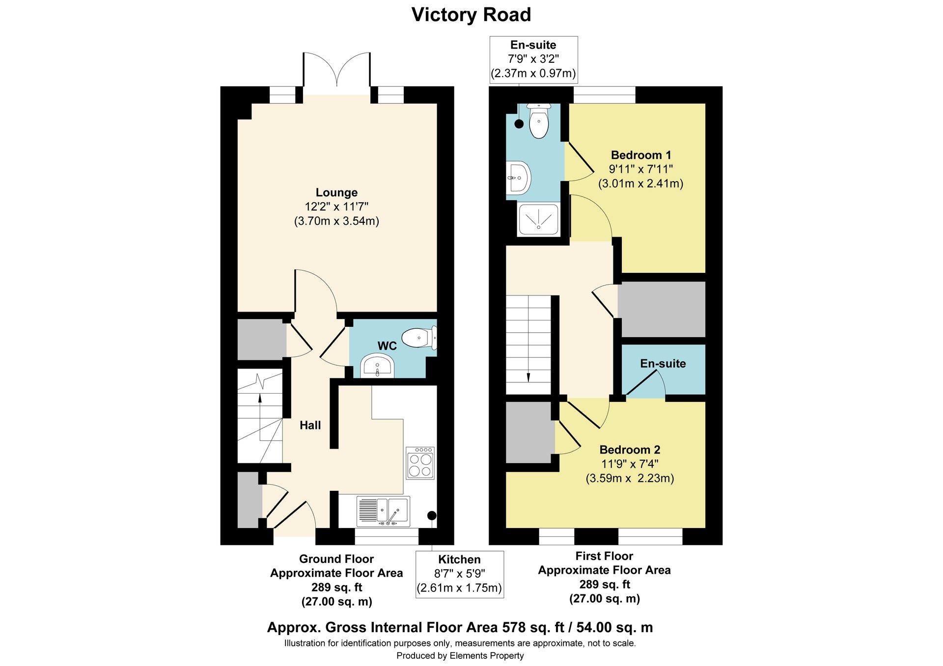 7, Victory Road, Preston floorplan