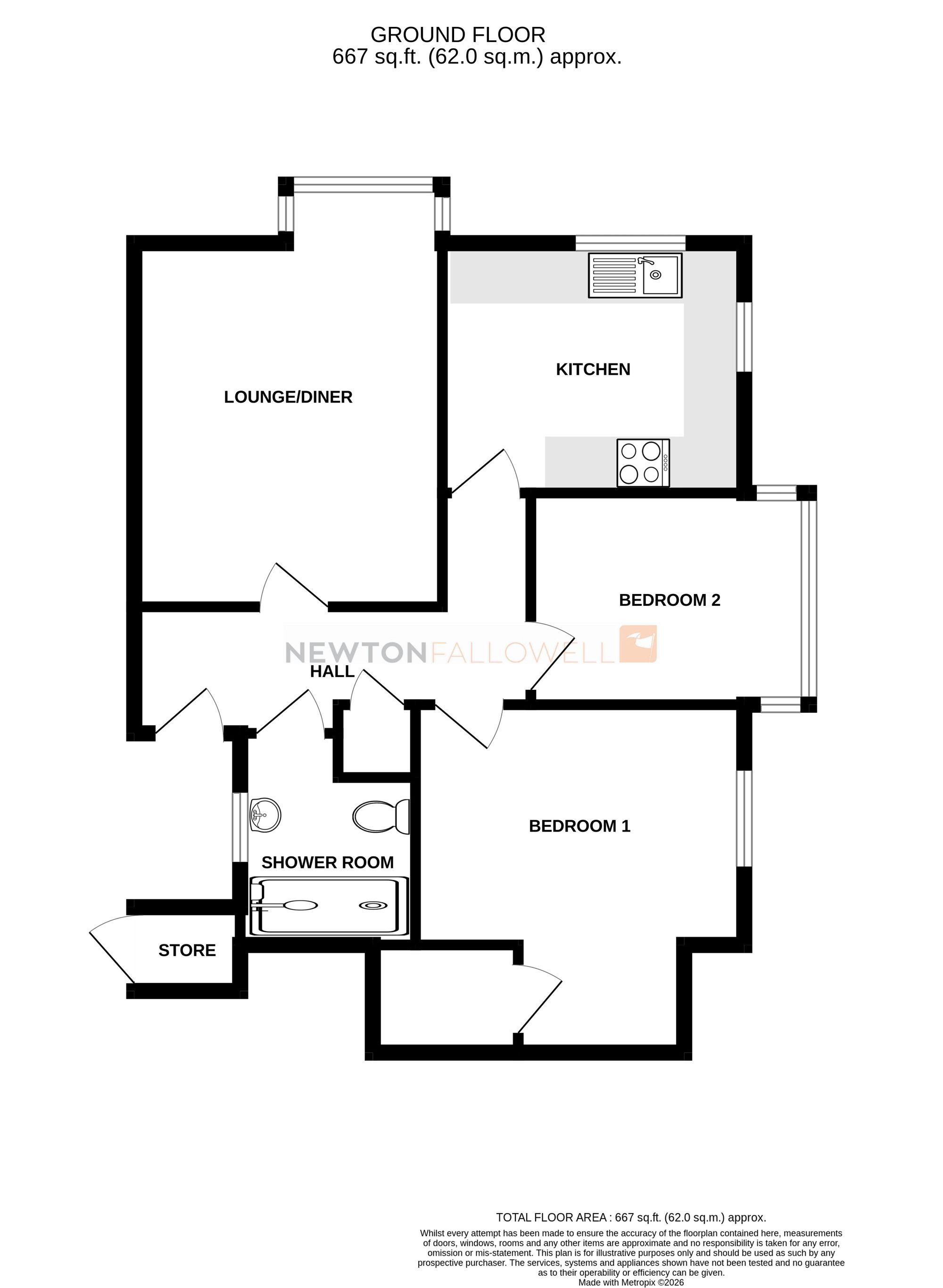41 Premier Court, Grantham floorplan