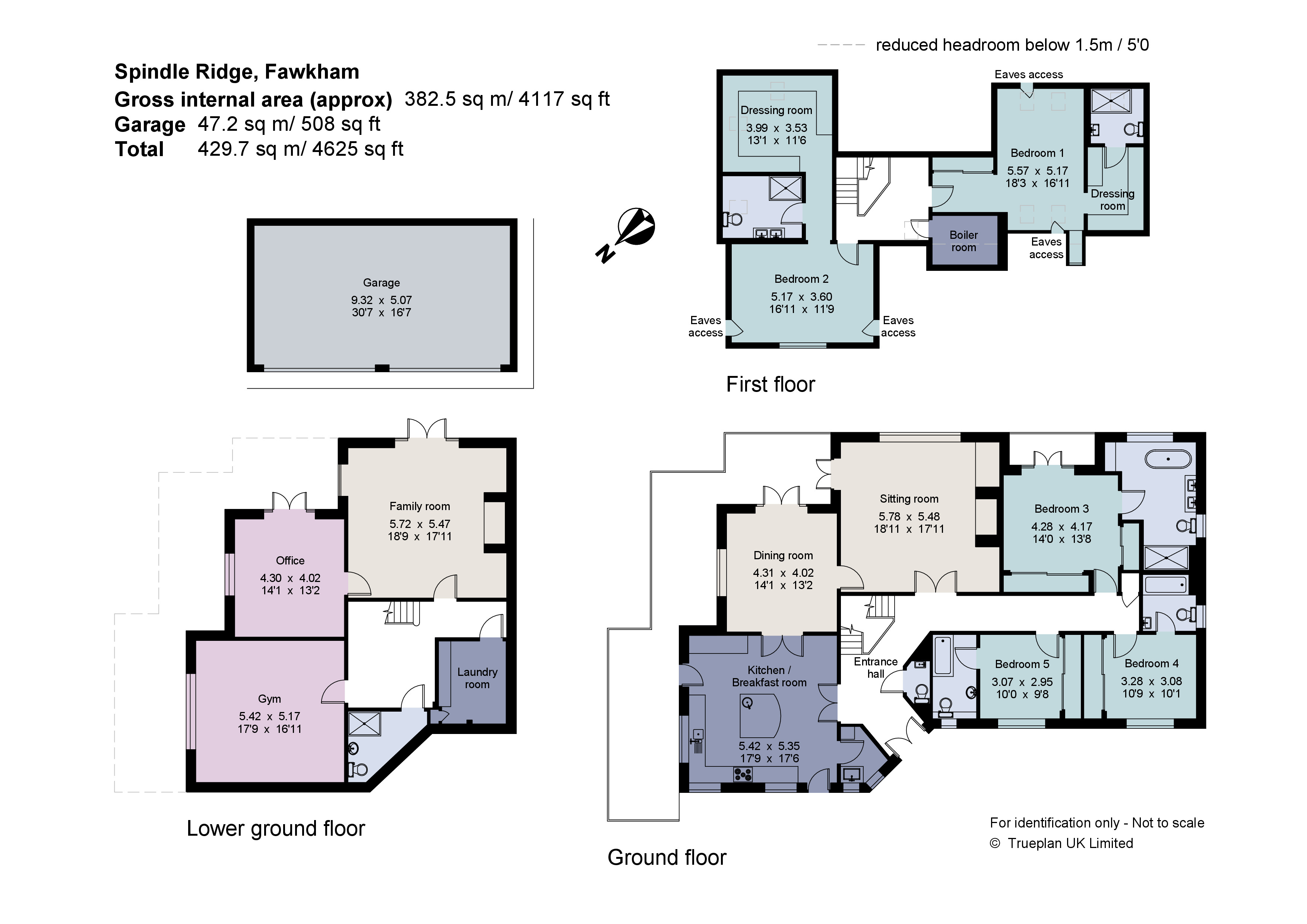 Spindle Ridge,, Sun Hill, Longfield floorplan