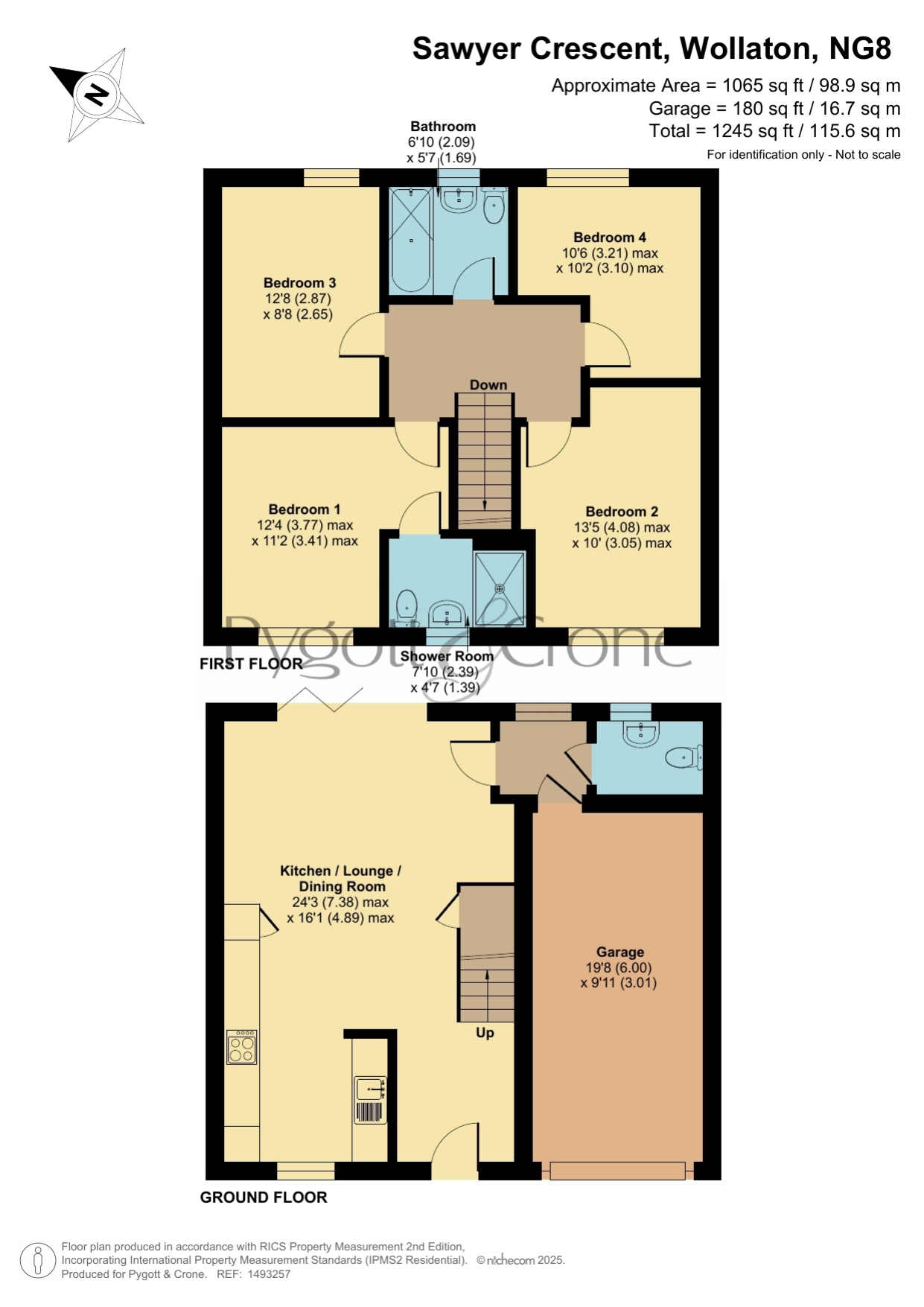 9, Sawyer Crescent, Nottingham floorplan
