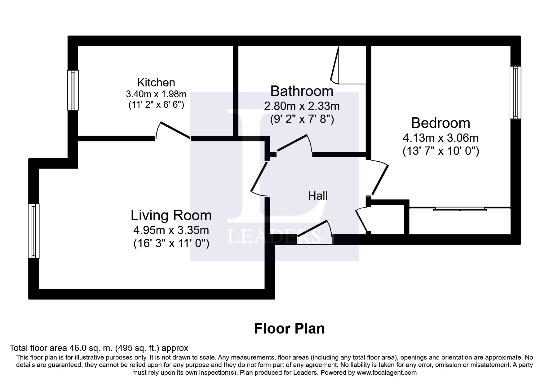 1 Bedrooms Flat to rent in Eldridge Close, Abingdon OX14