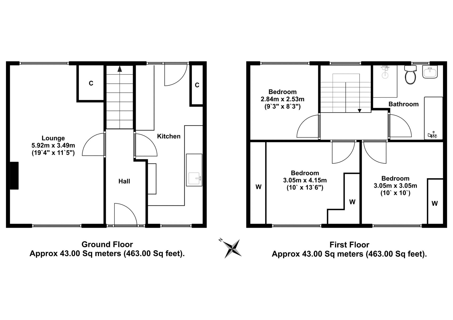 Friars Garth, Abbeytown, Wigton CA7, 3 bedroom terraced house for sale 66100394 PrimeLocation