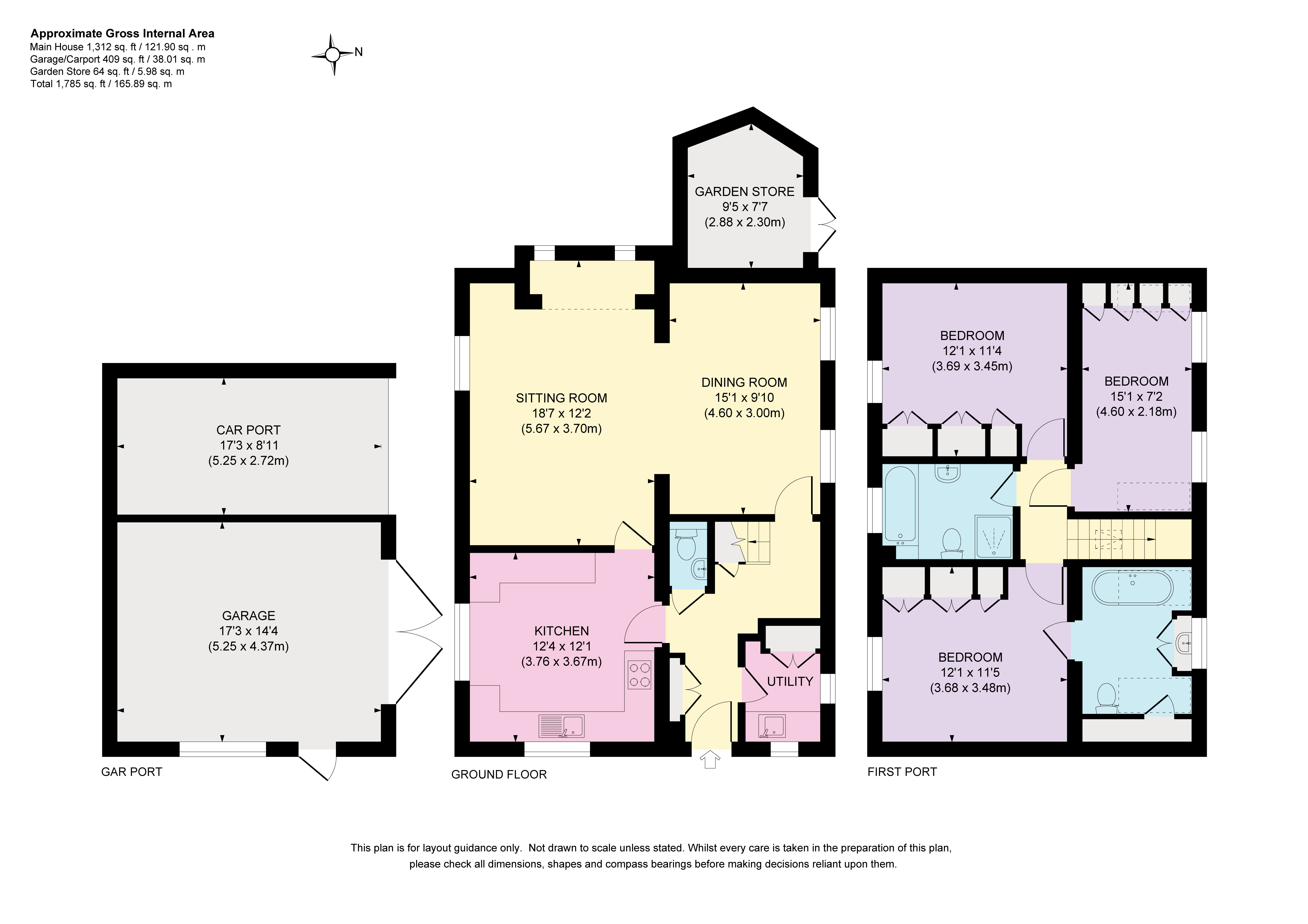 Corner Cottage,, Furzen Lane, Rudgwick floorplan