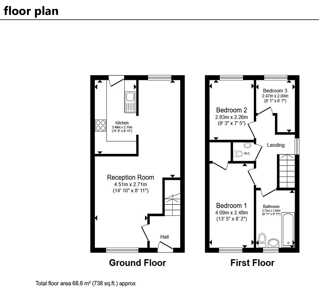 21, Reading floorplan