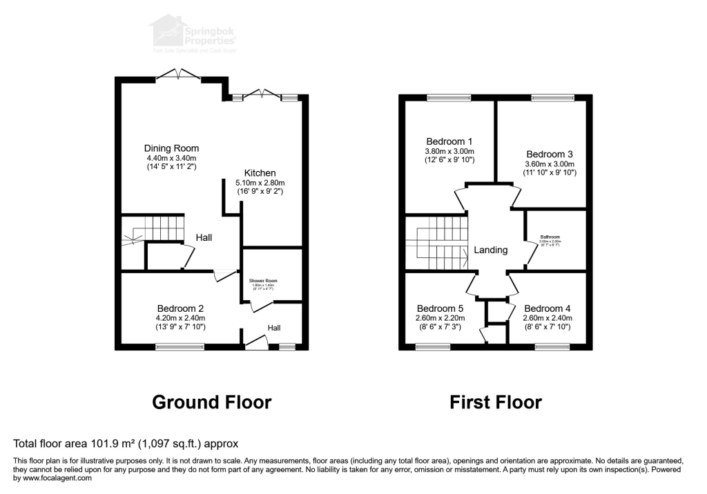 9, Epsley Close, Manchester floorplan