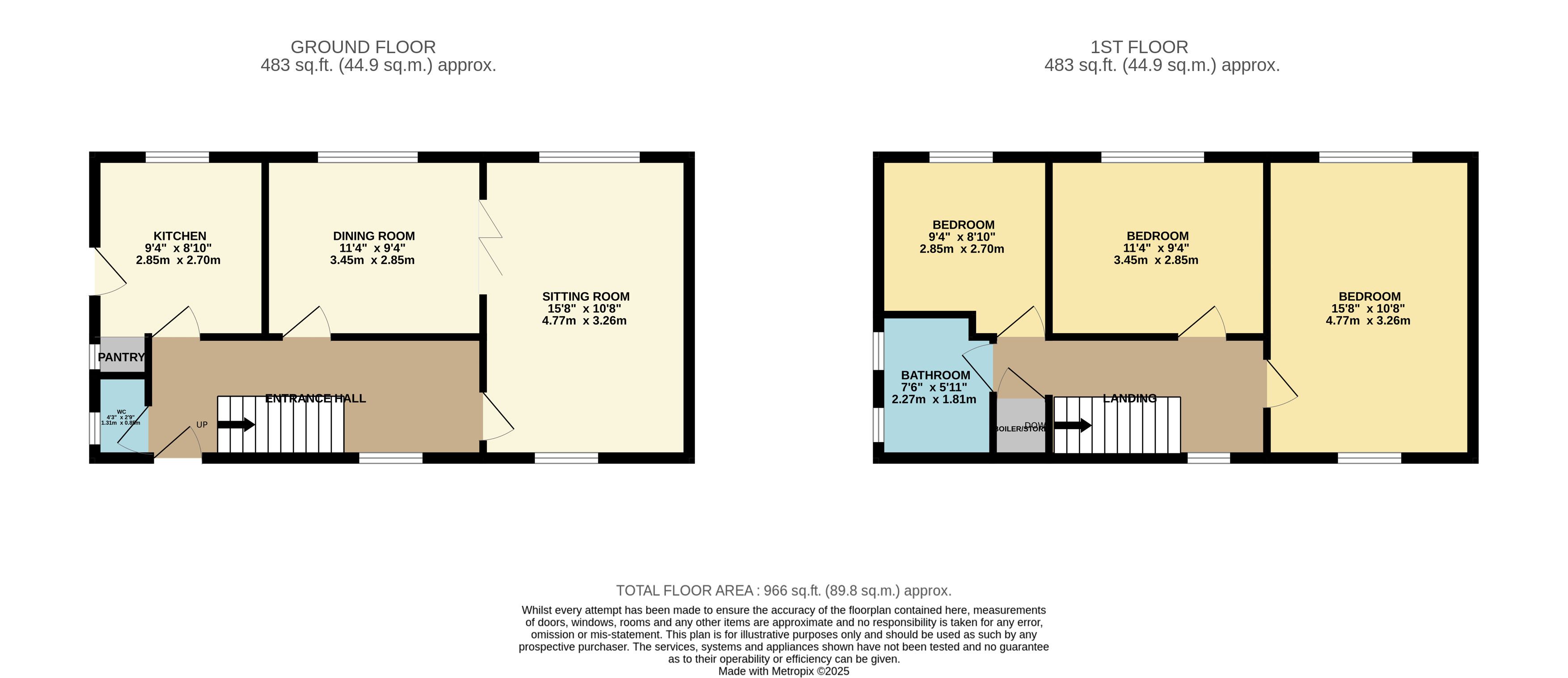 11, Turnpike Close, Matlock floorplan