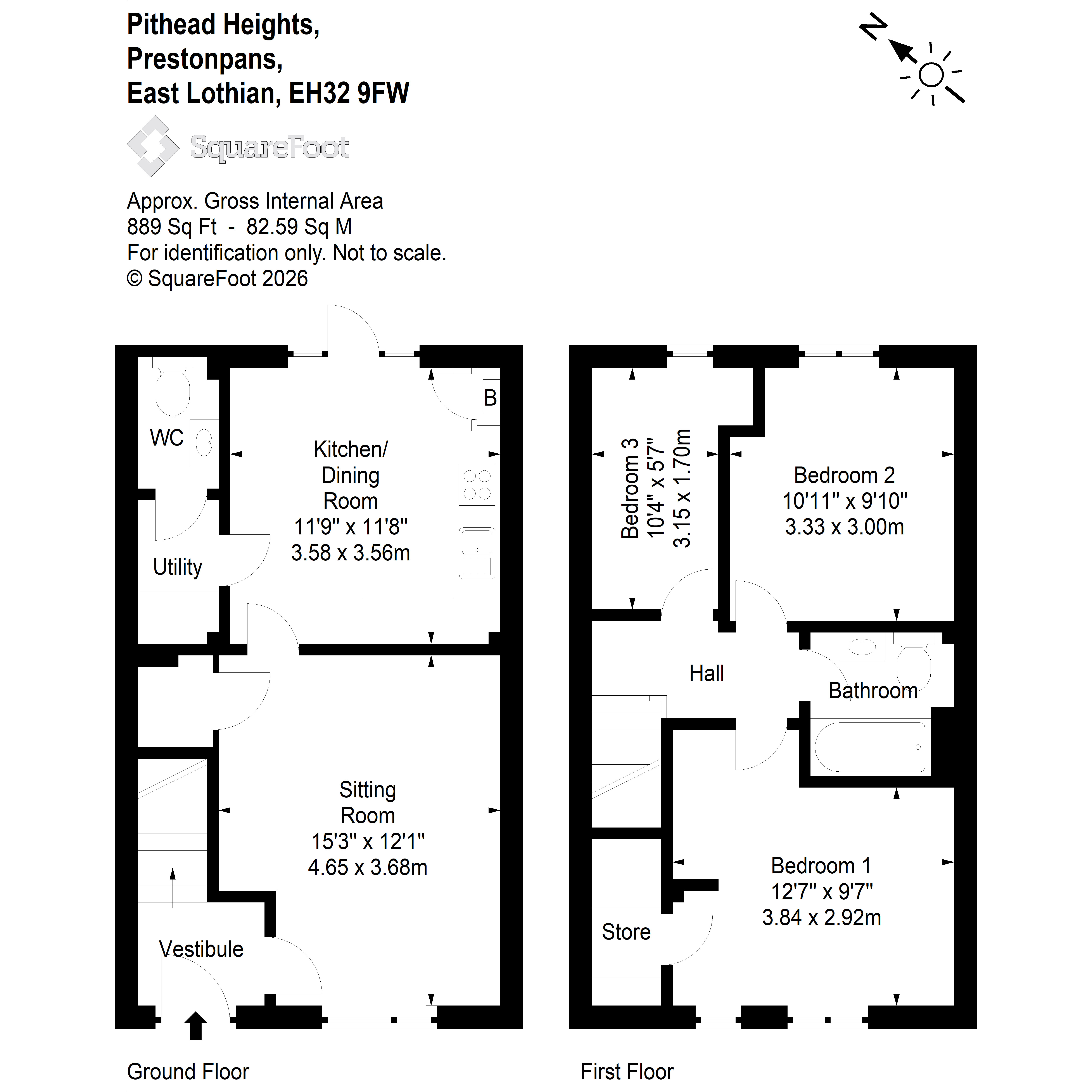 63, Pithead Heights, Prestonpans floorplan