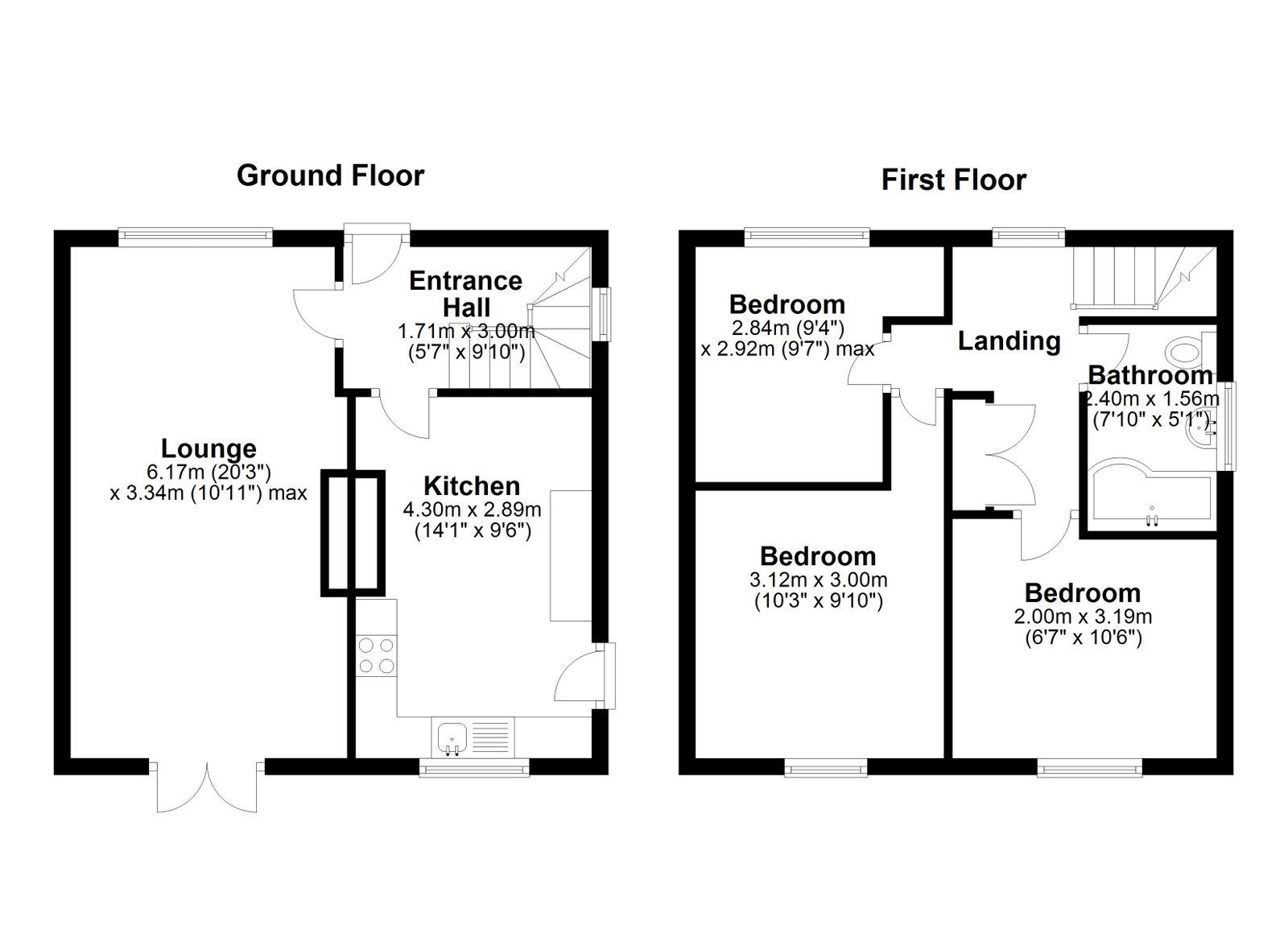 7, Windsor Avenue, Barnsley floorplan