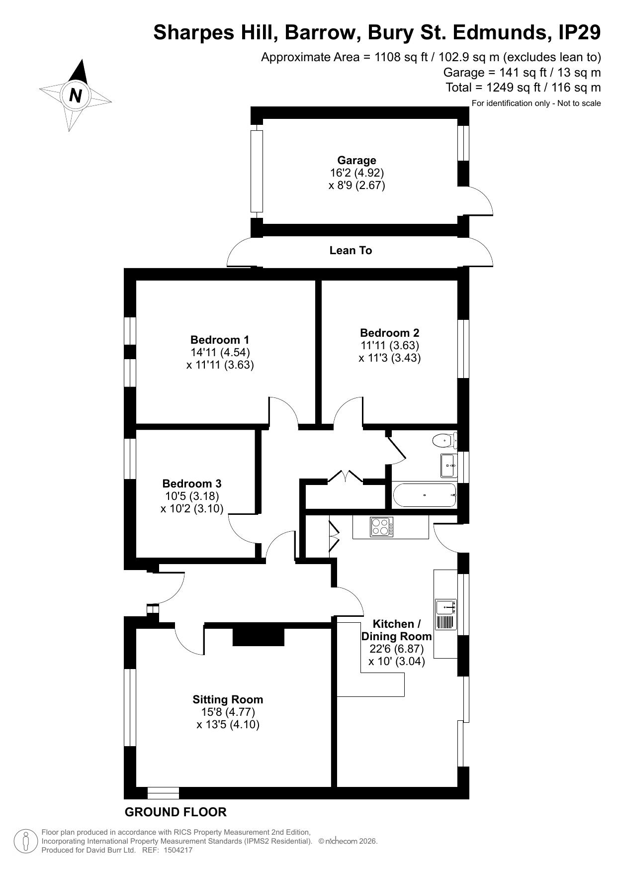 4, Sharpes Hill, Bury St. Edmunds floorplan
