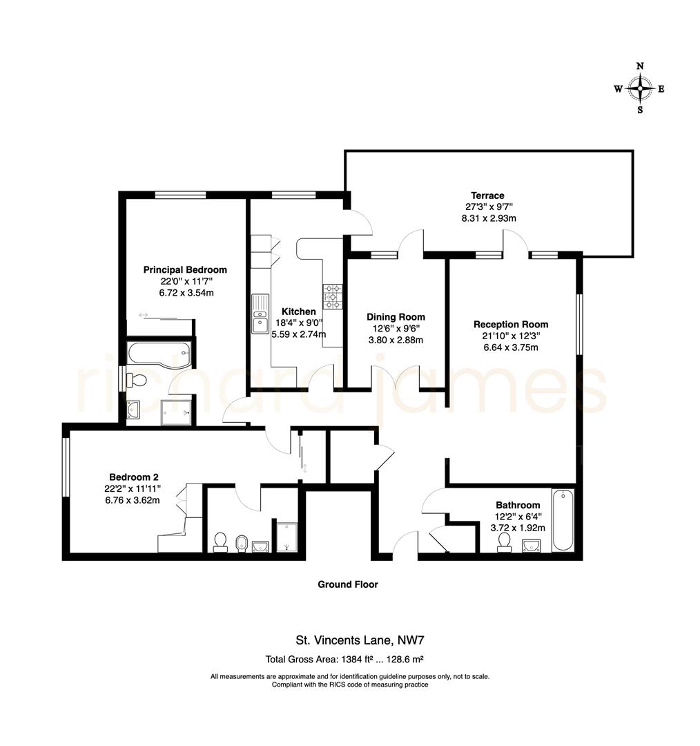 1 Etienne House, St Vincent's Lane, London floorplan