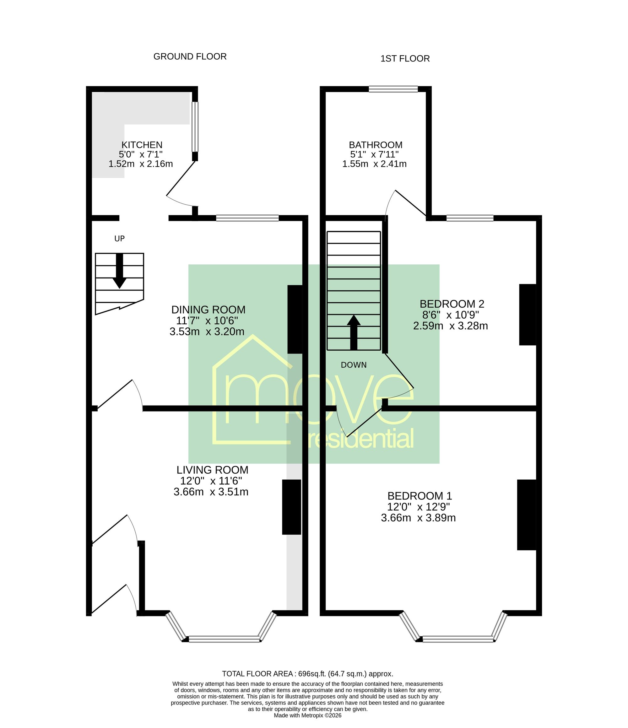 19 Churchill Avenue, Birkenhead floorplan