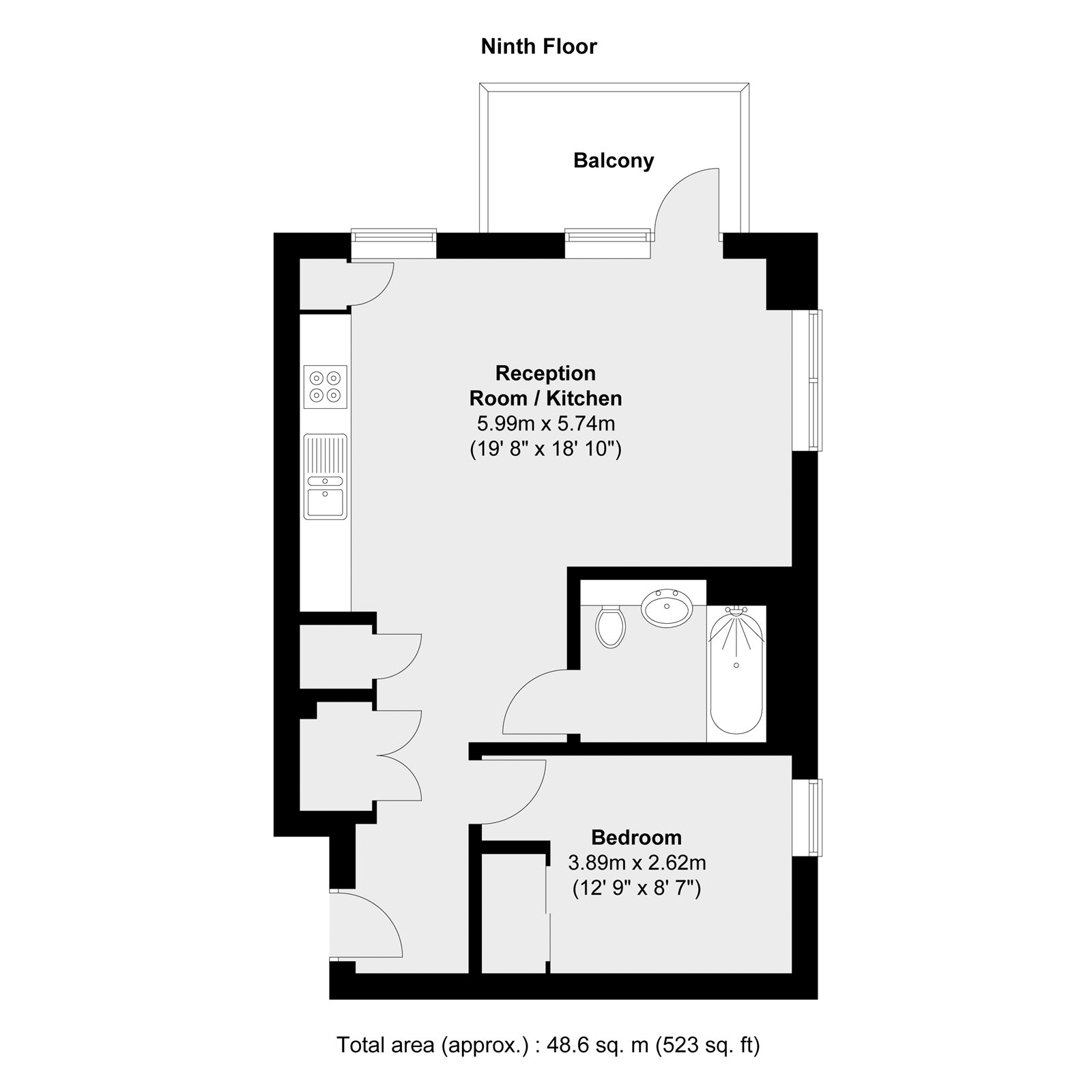 Cedrus Avenue, Southall floorplan