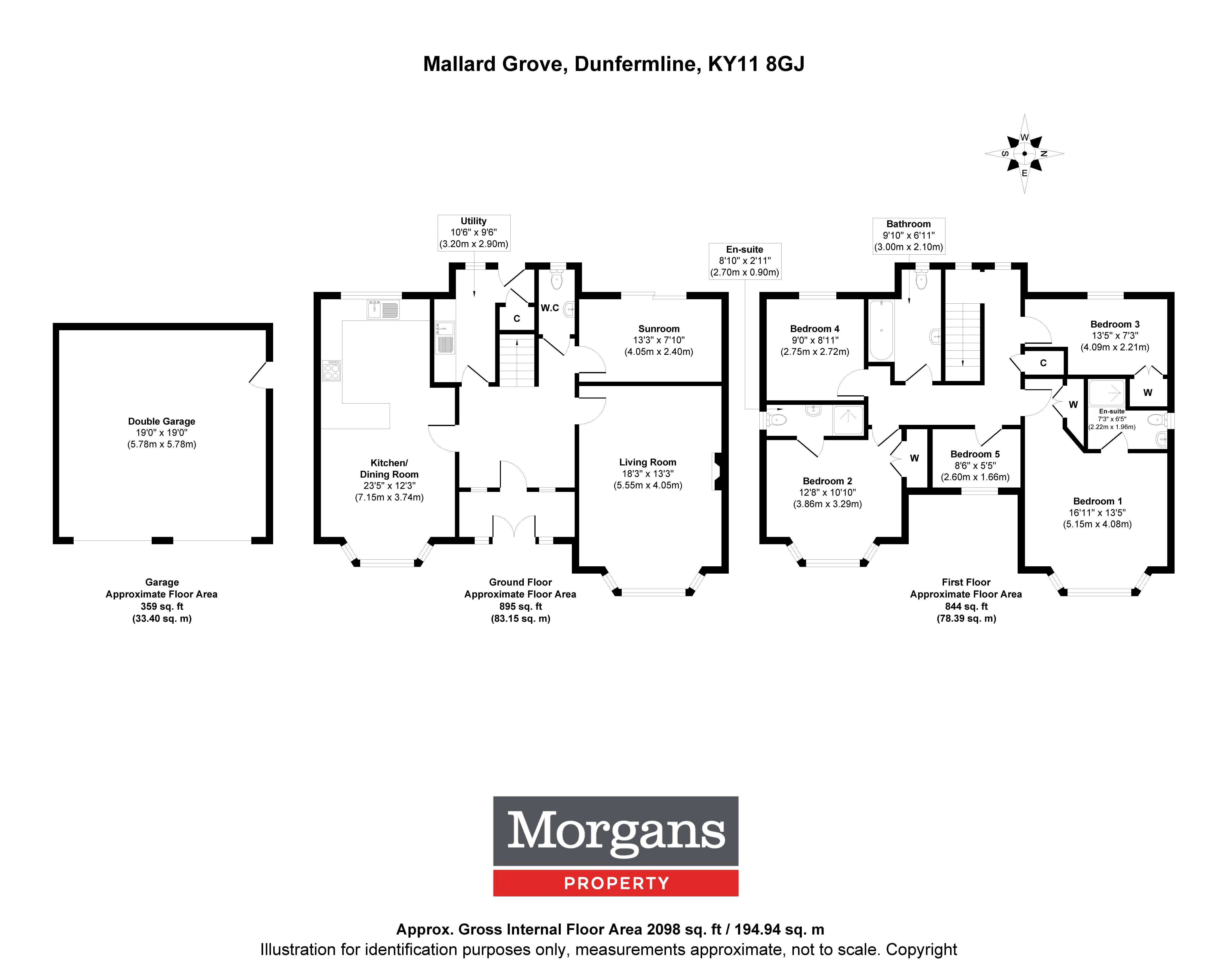 28, Mallard Grove, Dunfermline floorplan