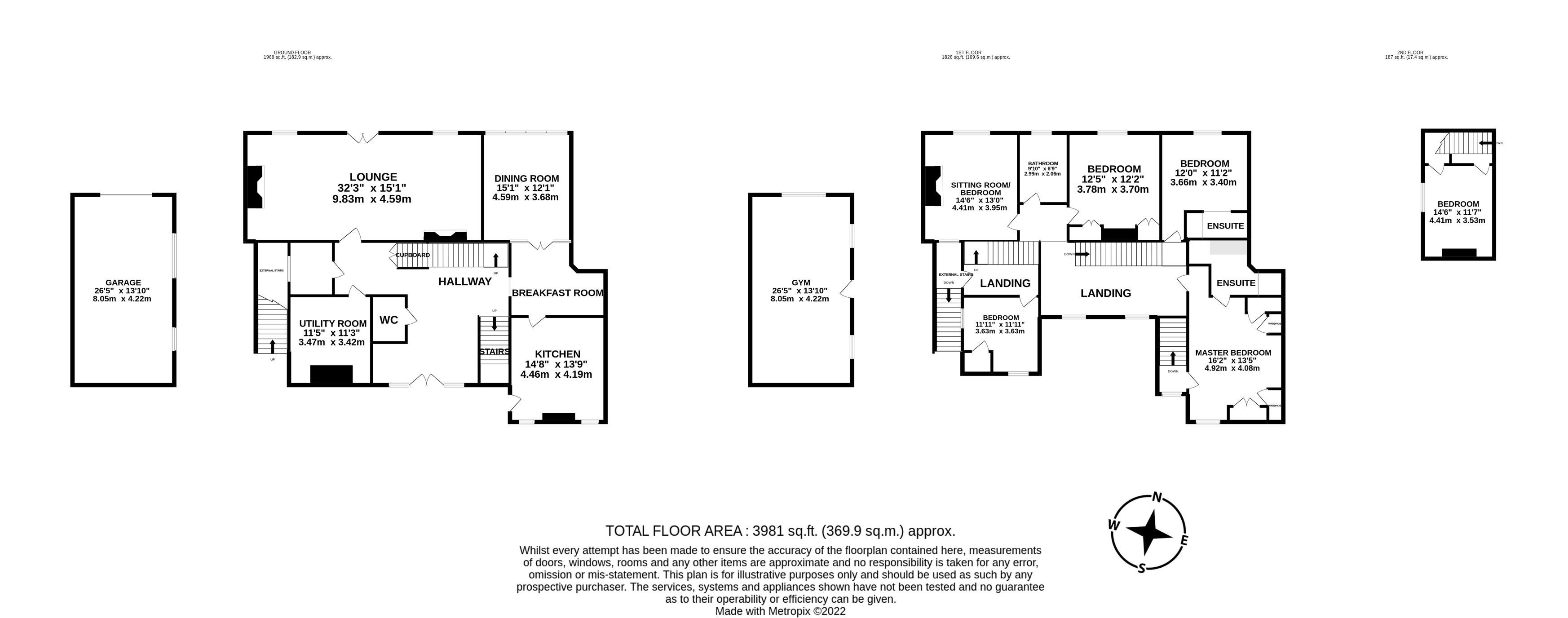 St. Peters Road, Upwell, Wisbech PE14, 6 bedroom semidetached house