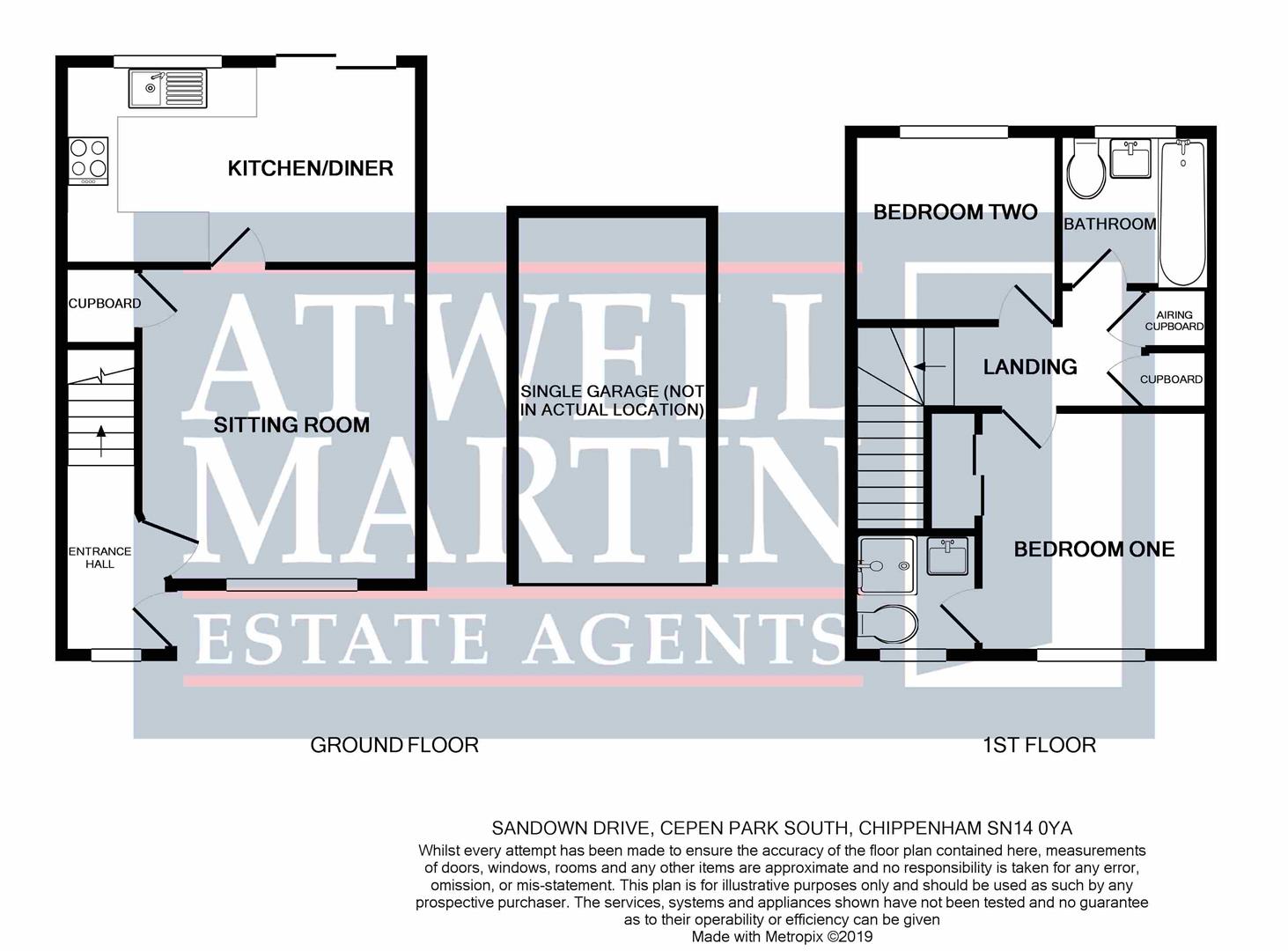 2 Bedrooms  for sale in Sandown Drive, Cepen Park South, Chippenham SN14