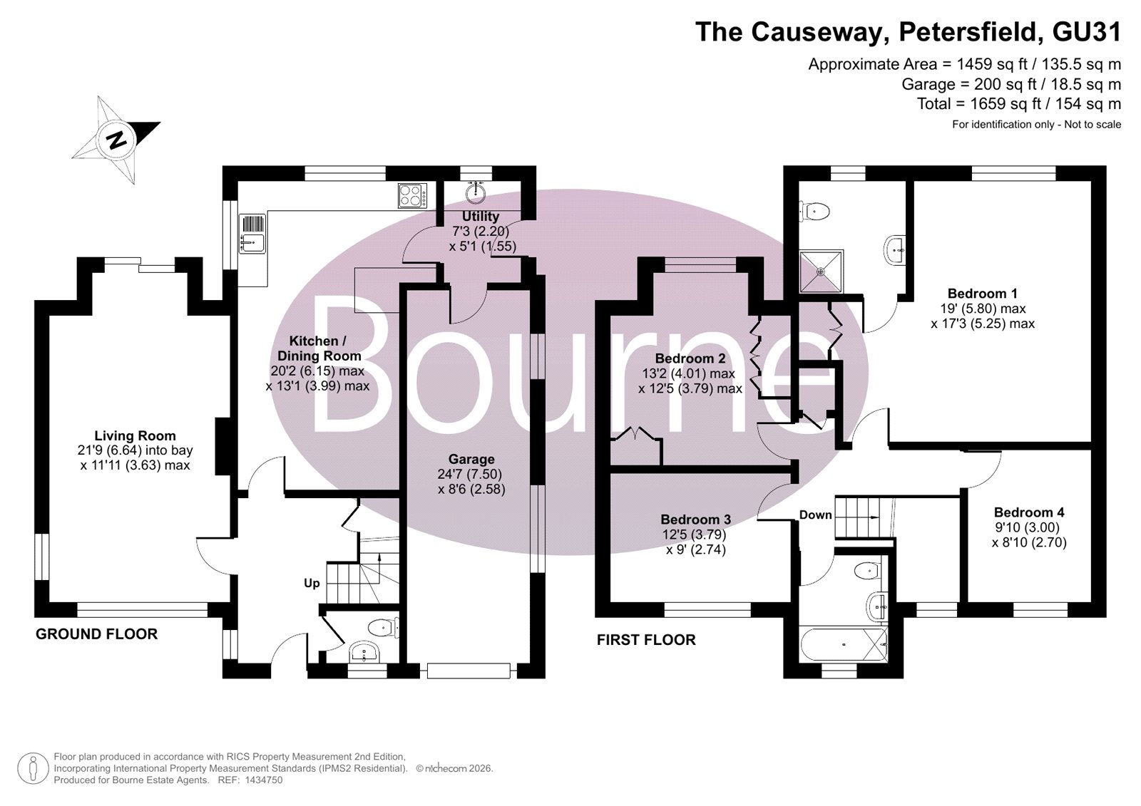 9, The Causeway, Petersfield floorplan