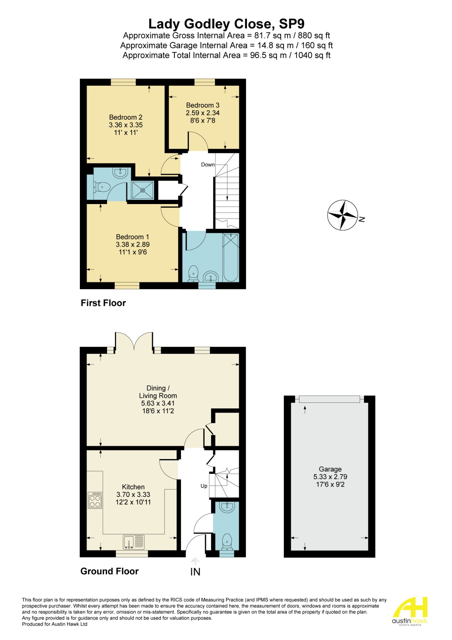 11a Lady Godley Close, Tidworth floorplan