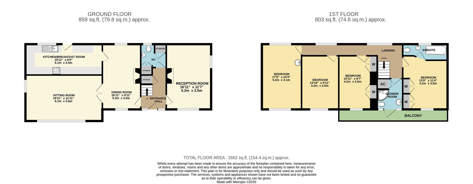 43, Poolbrook Road, Malvern floorplan
