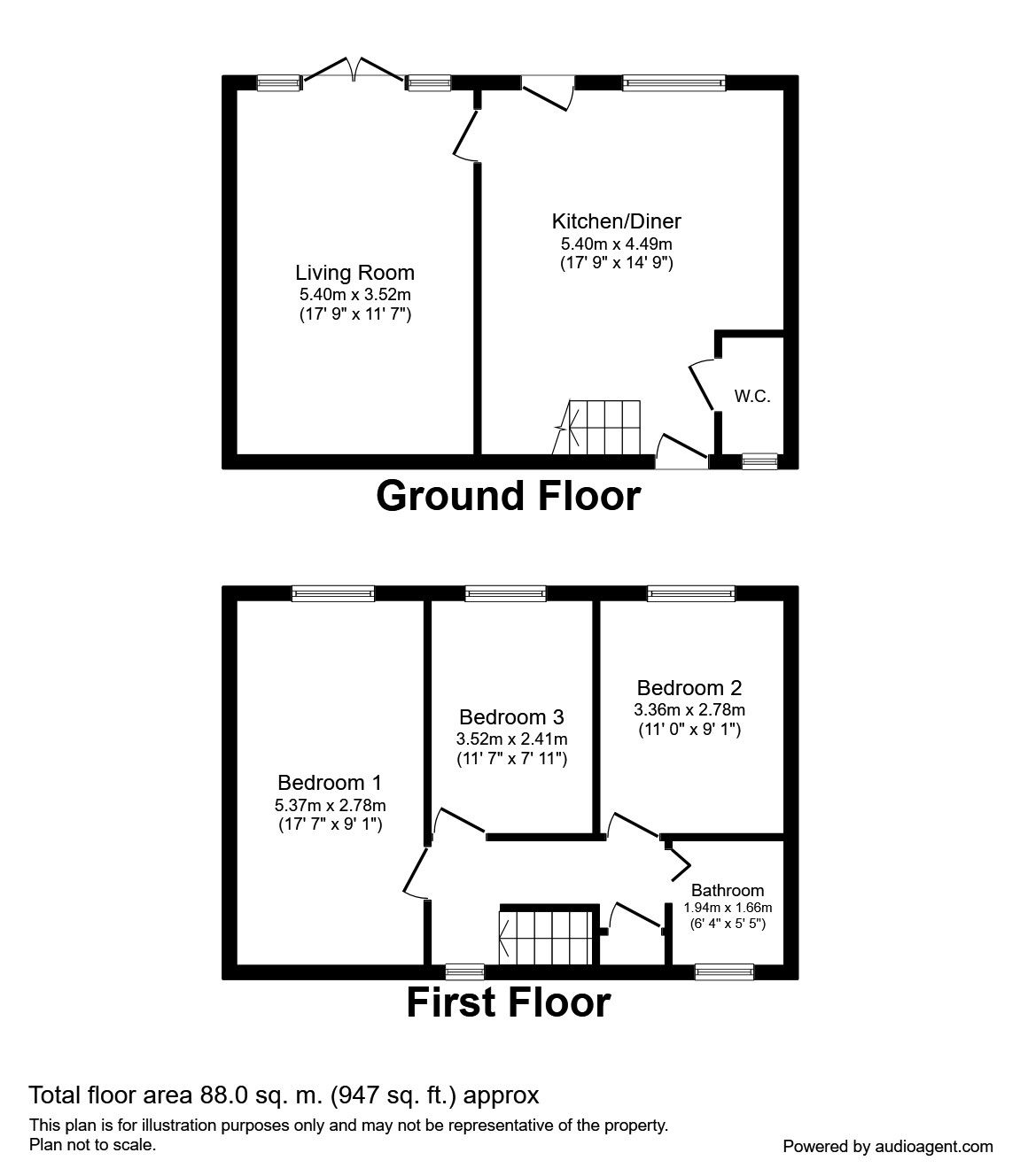 3 Bedrooms Terraced house to rent in Evenwood, Skelmersdale WN8