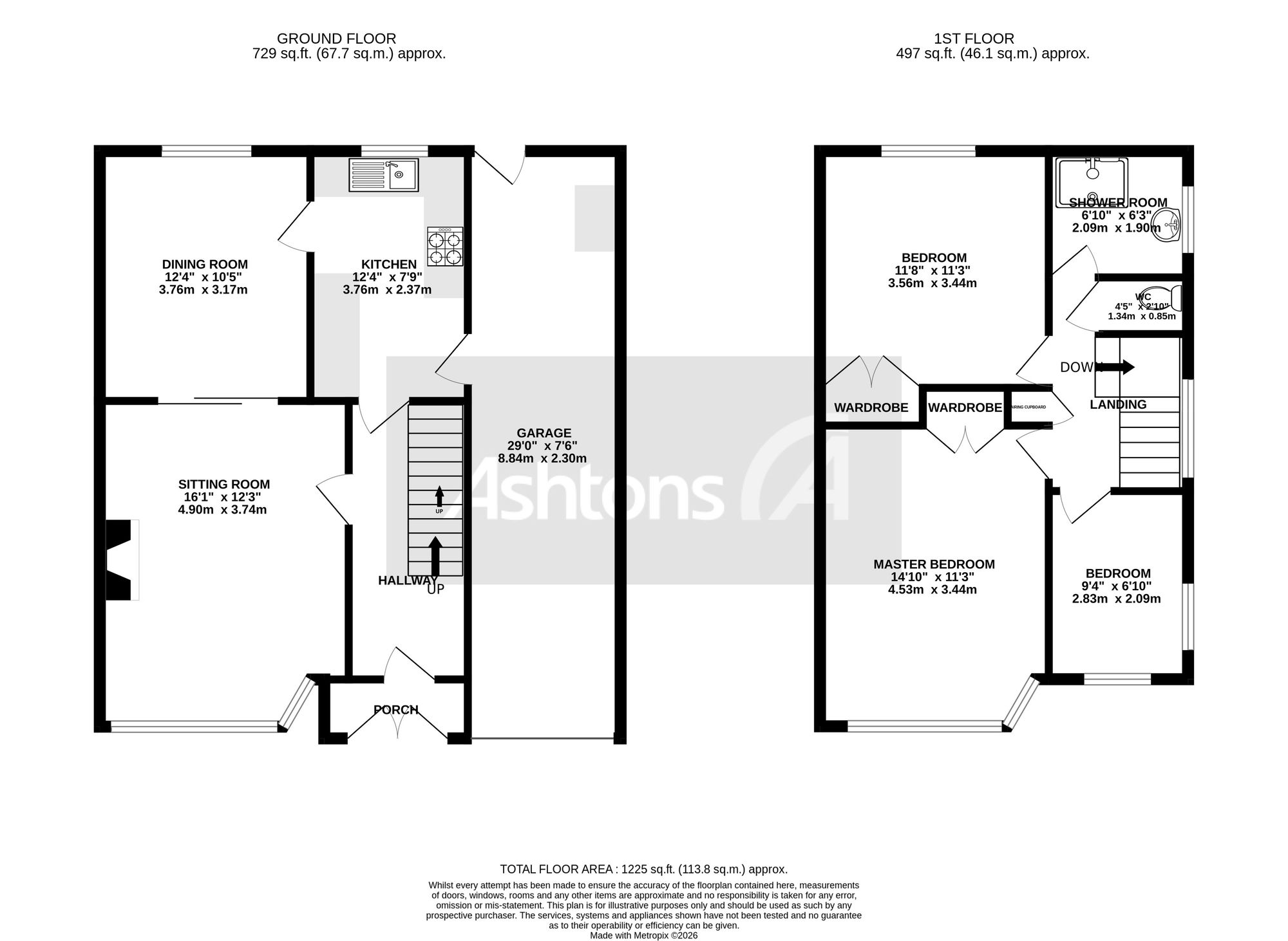 45 Ecclesfield Road, St. Helens floorplan