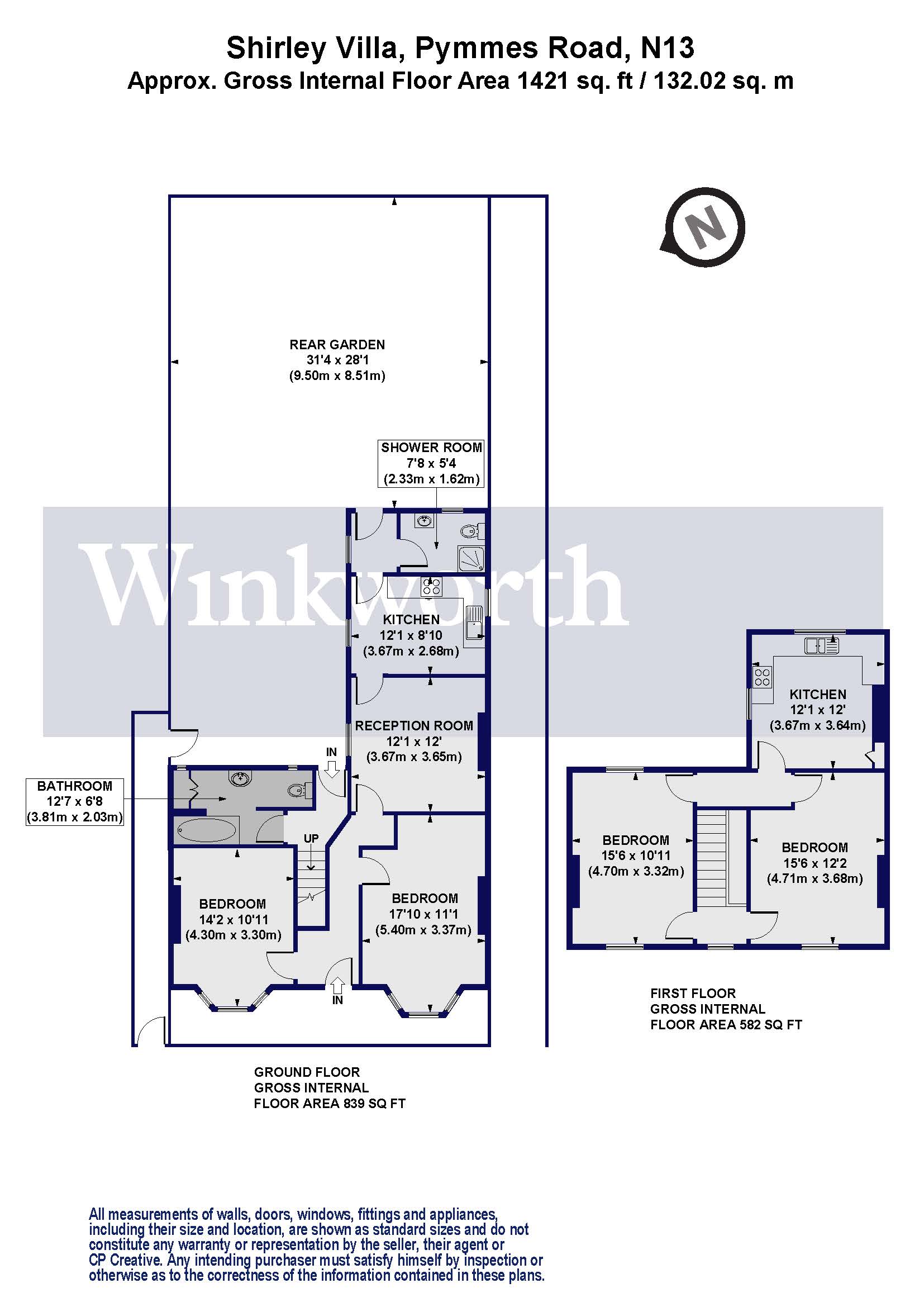 1, Shirley Villa,, Pymmes Road, London floorplan