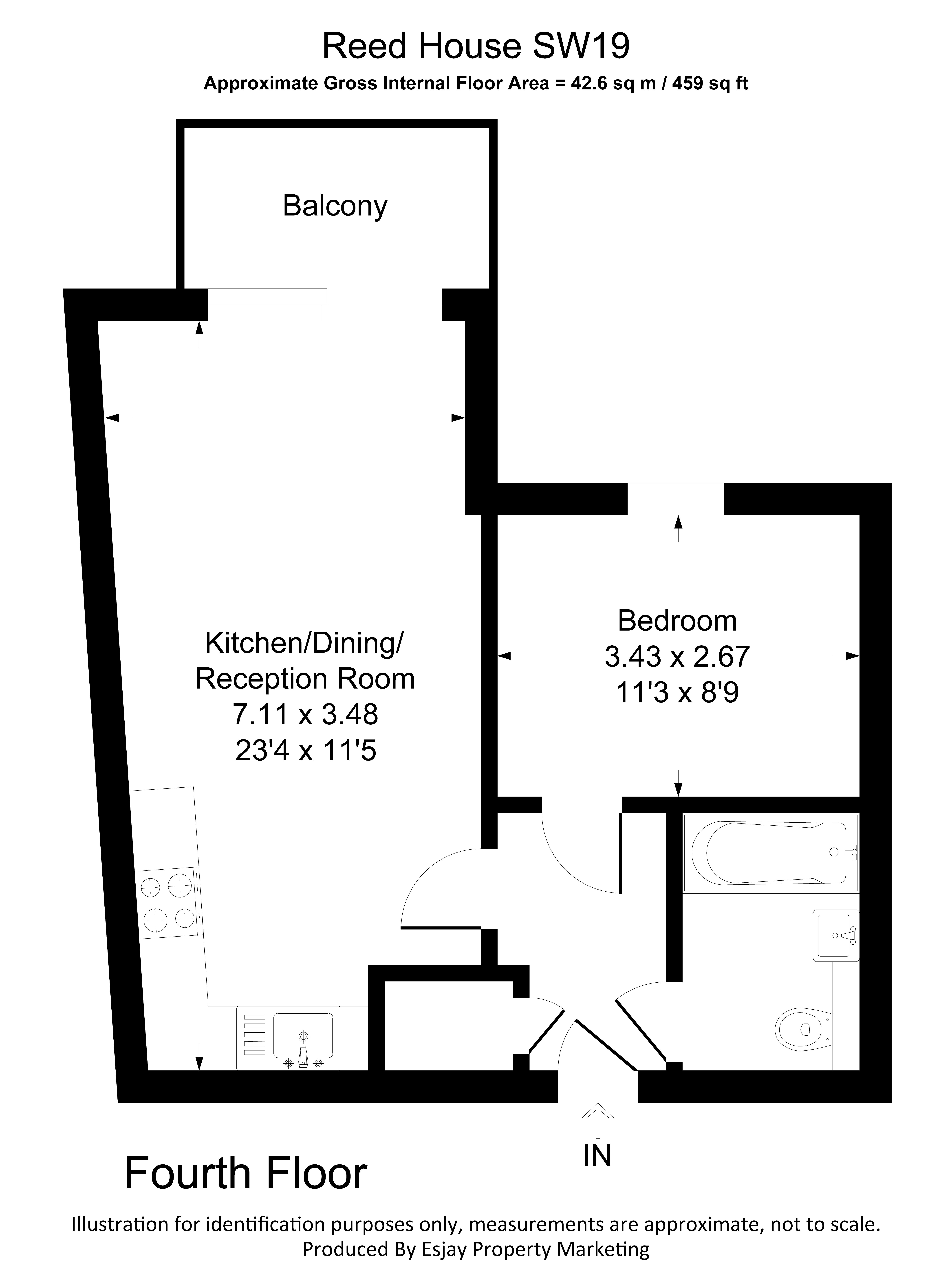 Reed House, London, SW19 floorplan