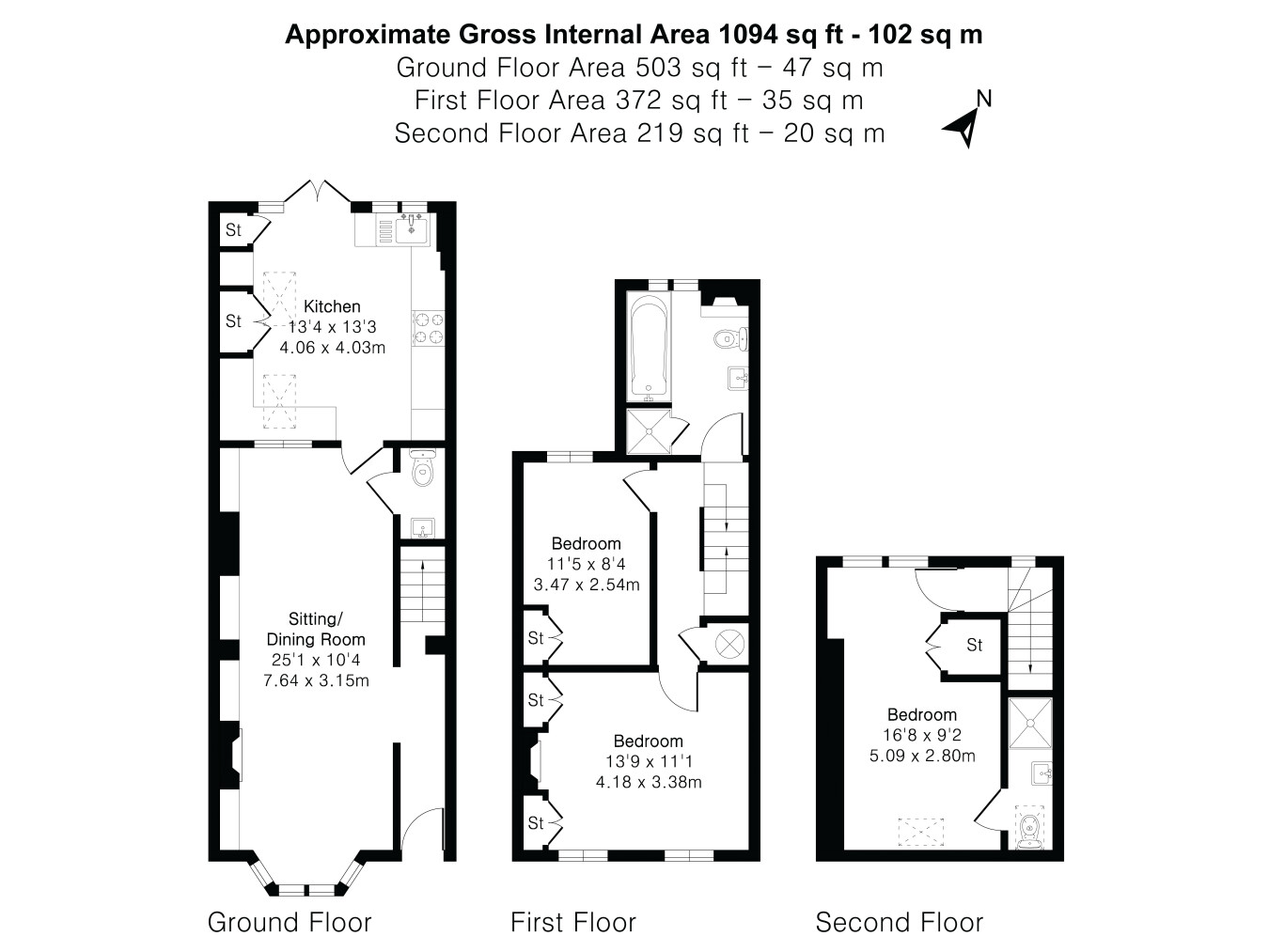 51, Stockmore Street, Oxford floorplan