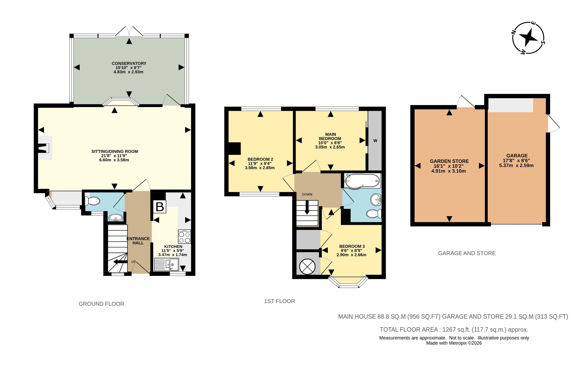 17, Barleymow Court, Surrey floorplan