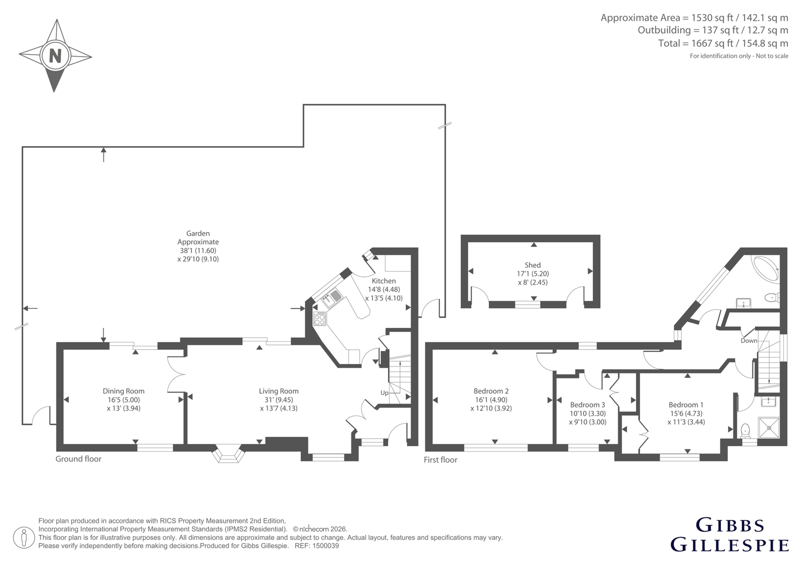 Cherry Tree Cottage,, Berry Lane, Hertfordshire floorplan