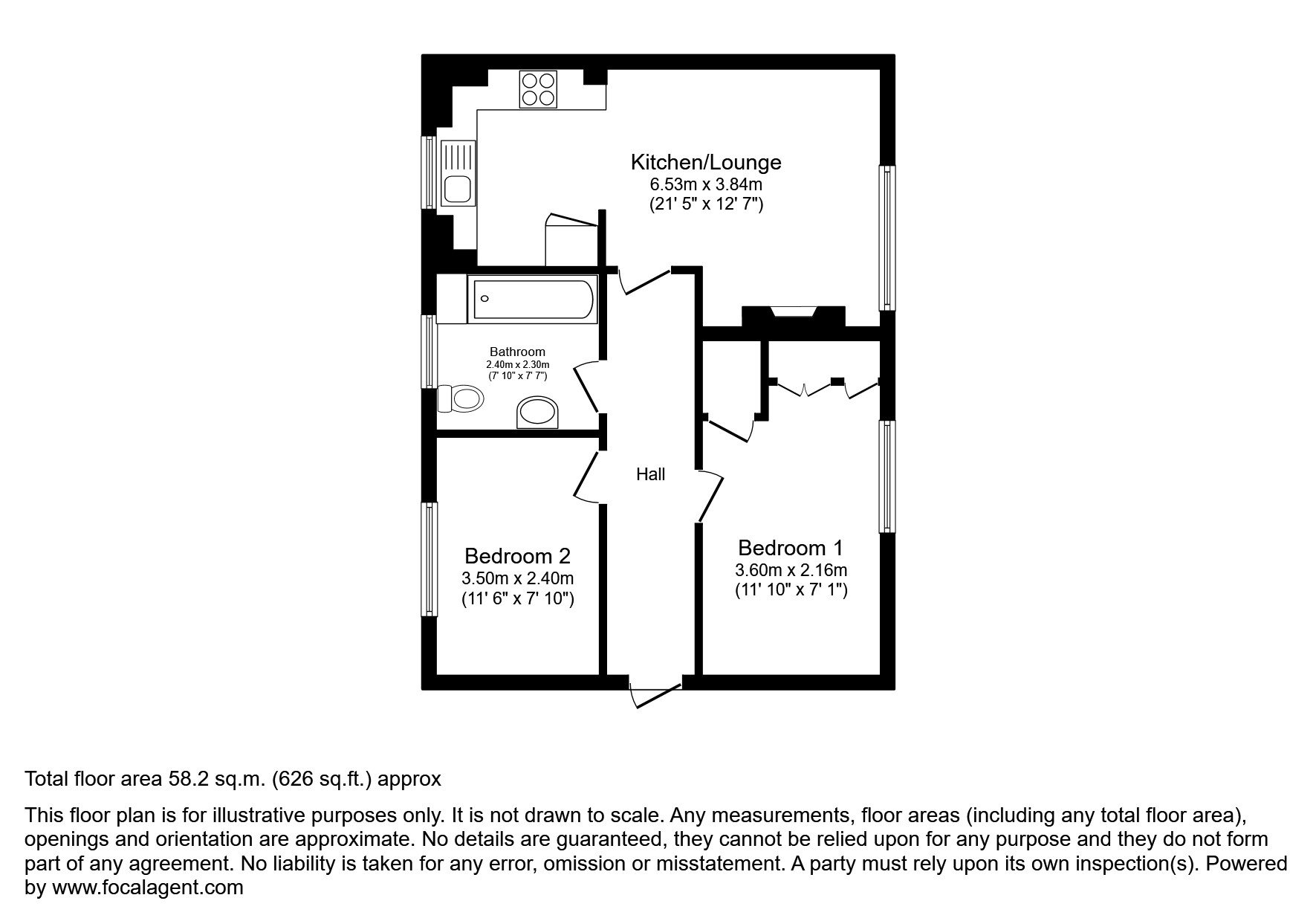 15, St Andrews Court, Northamptonshire floorplan