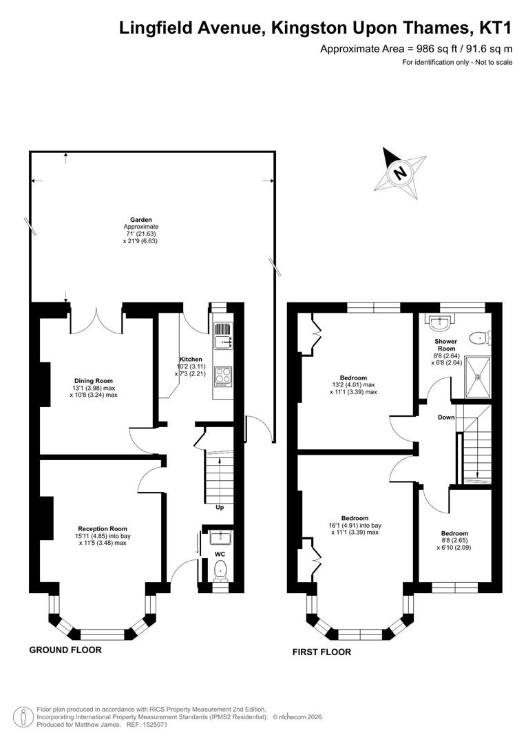 41, Lingfield Avenue, Kingston Upon Thames floorplan