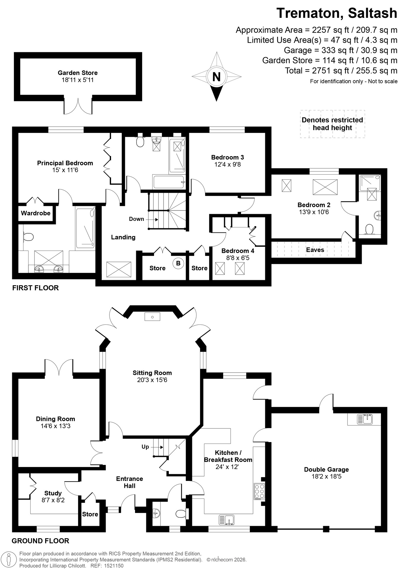 The Granary, Saltash floorplan
