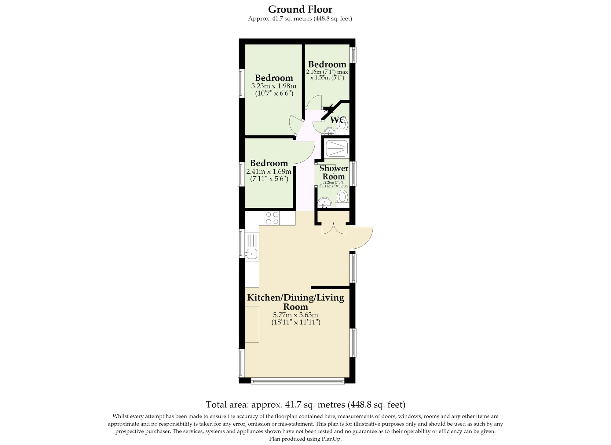 Atlas Ruby, Coast Road, Lowestoft floorplan