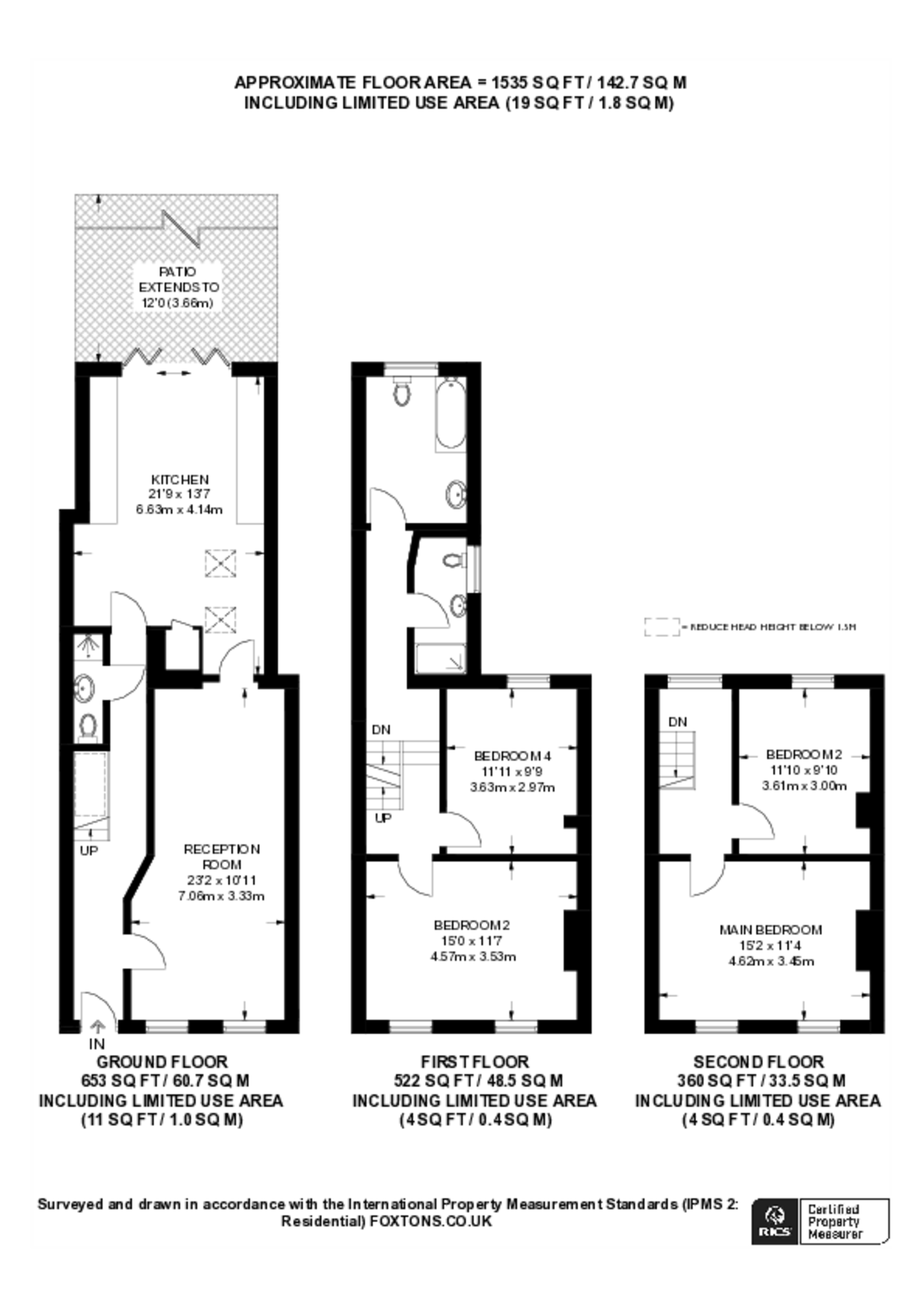 Birkbeck Place, West Dulwich floorplan