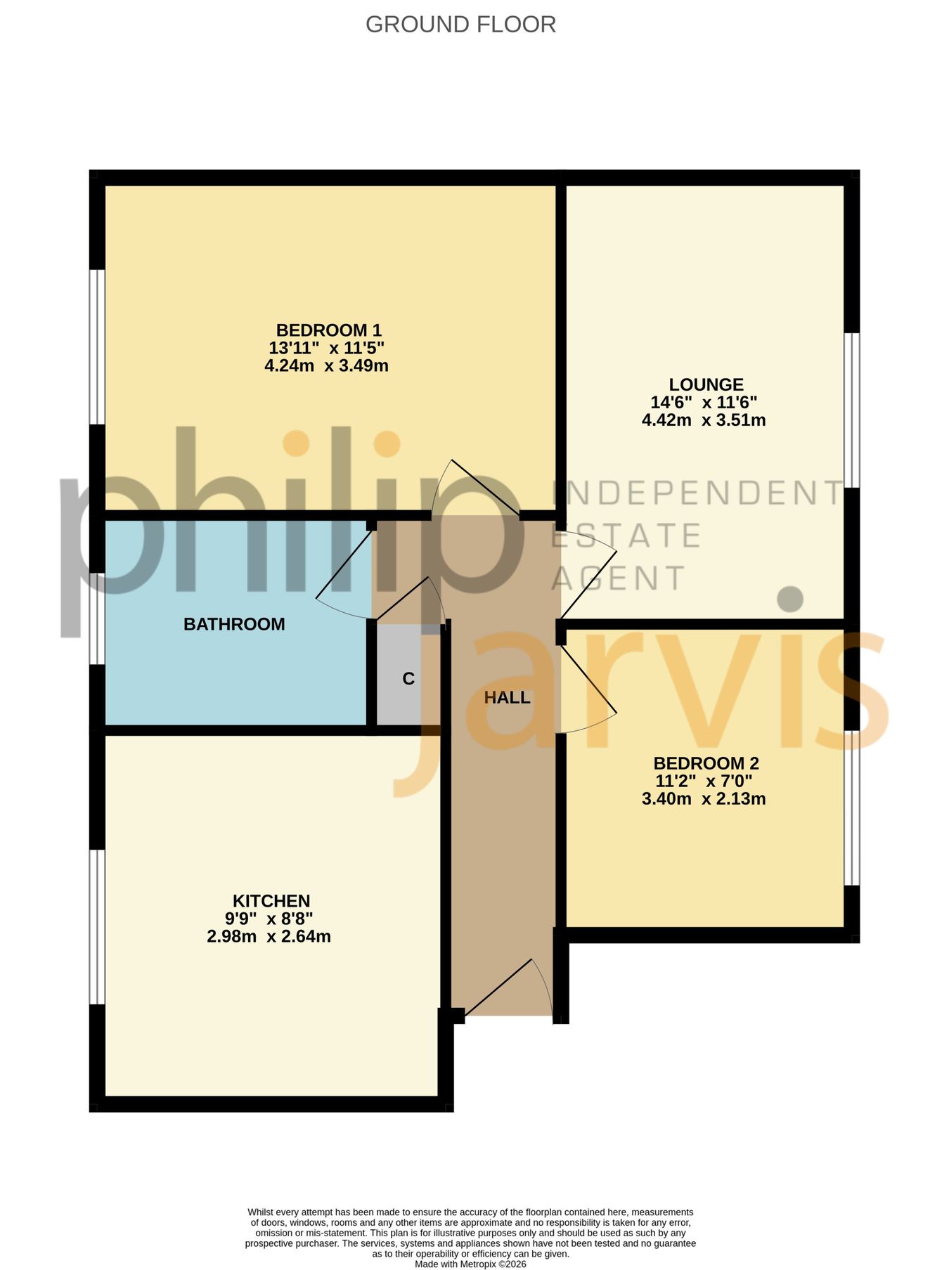 101, Roseholme, Maidstone floorplan