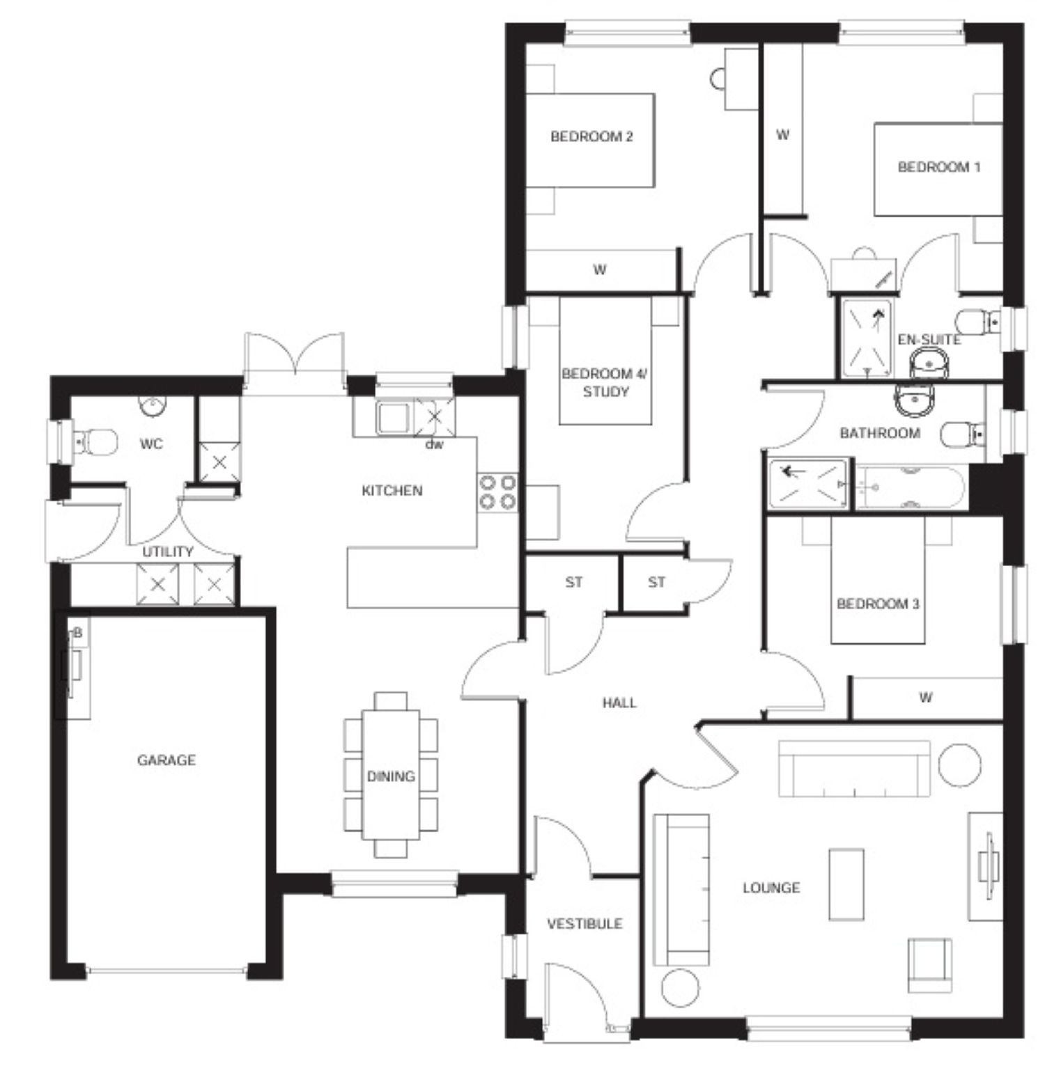 H805222, Sequoia Grove, Cambusbarron, Stirling floorplan