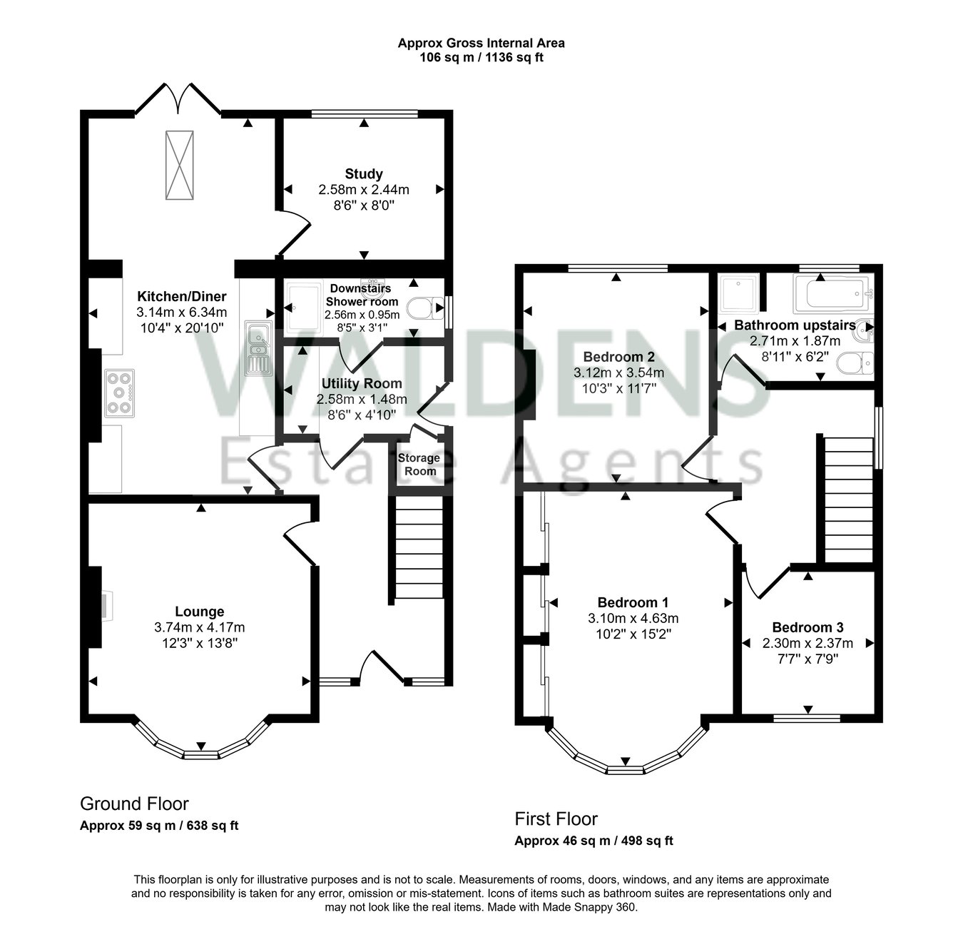 38, Chantry Avenue, Bedford floorplan