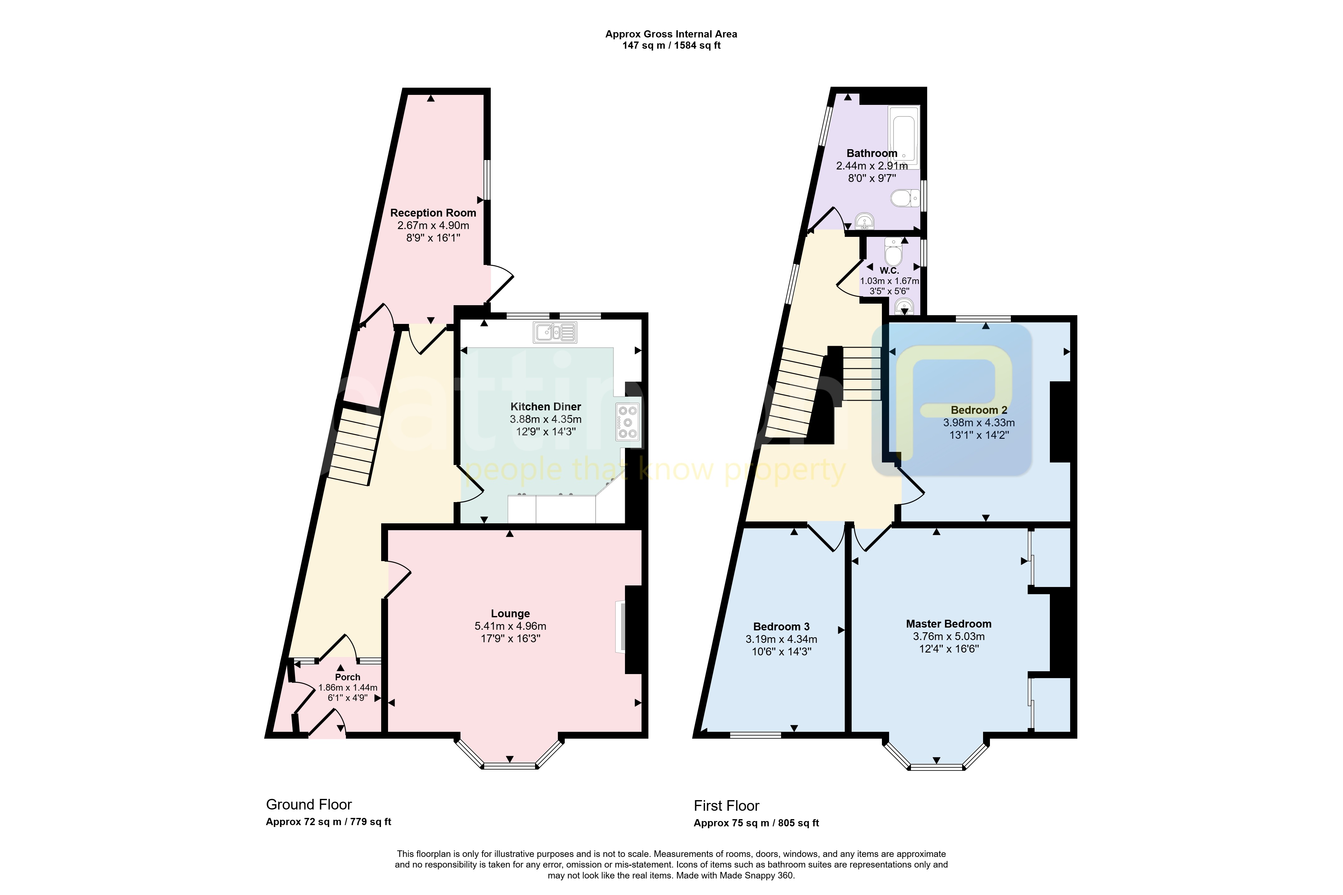 188, Westoe Road, South Shields floorplan