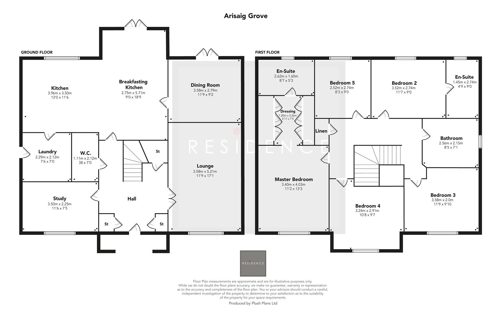 18, Arisaig Grove, Hamilton floorplan